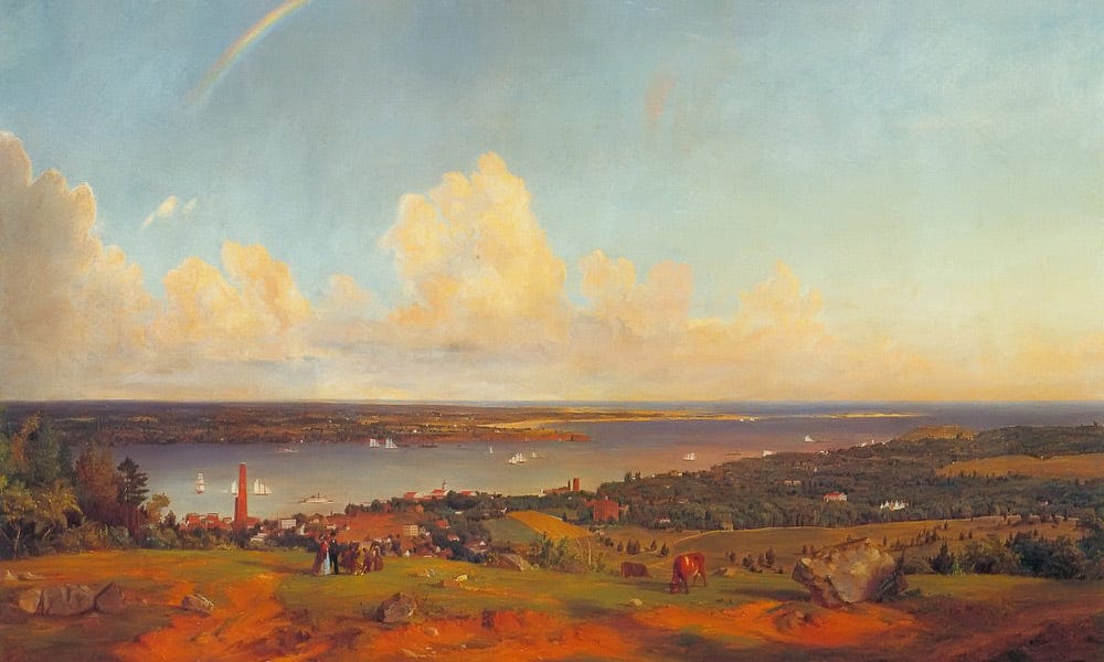 The Narrows From Staten Island By Jasper Francis Cropsey - Image 5