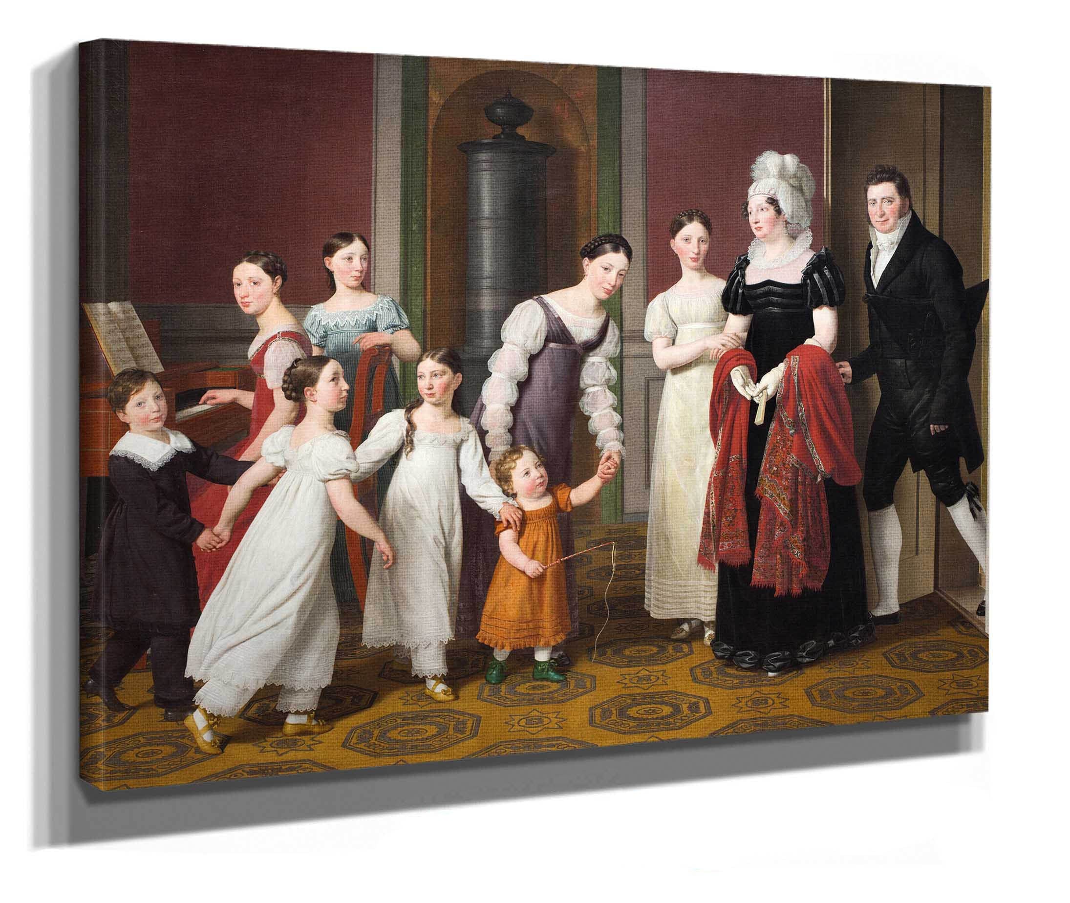 The Nathanson Family by Christoffer Wilhelm Eckersberg - Image 2