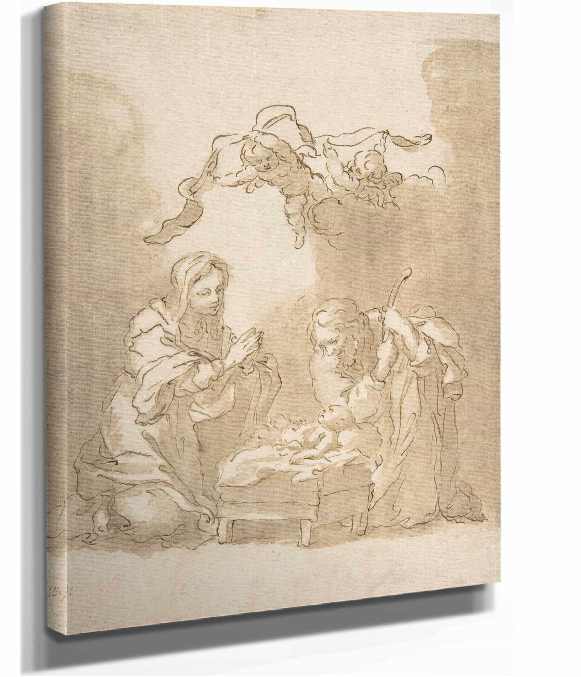 The Nativity by Bartolome Esteban Murillo - Image 2