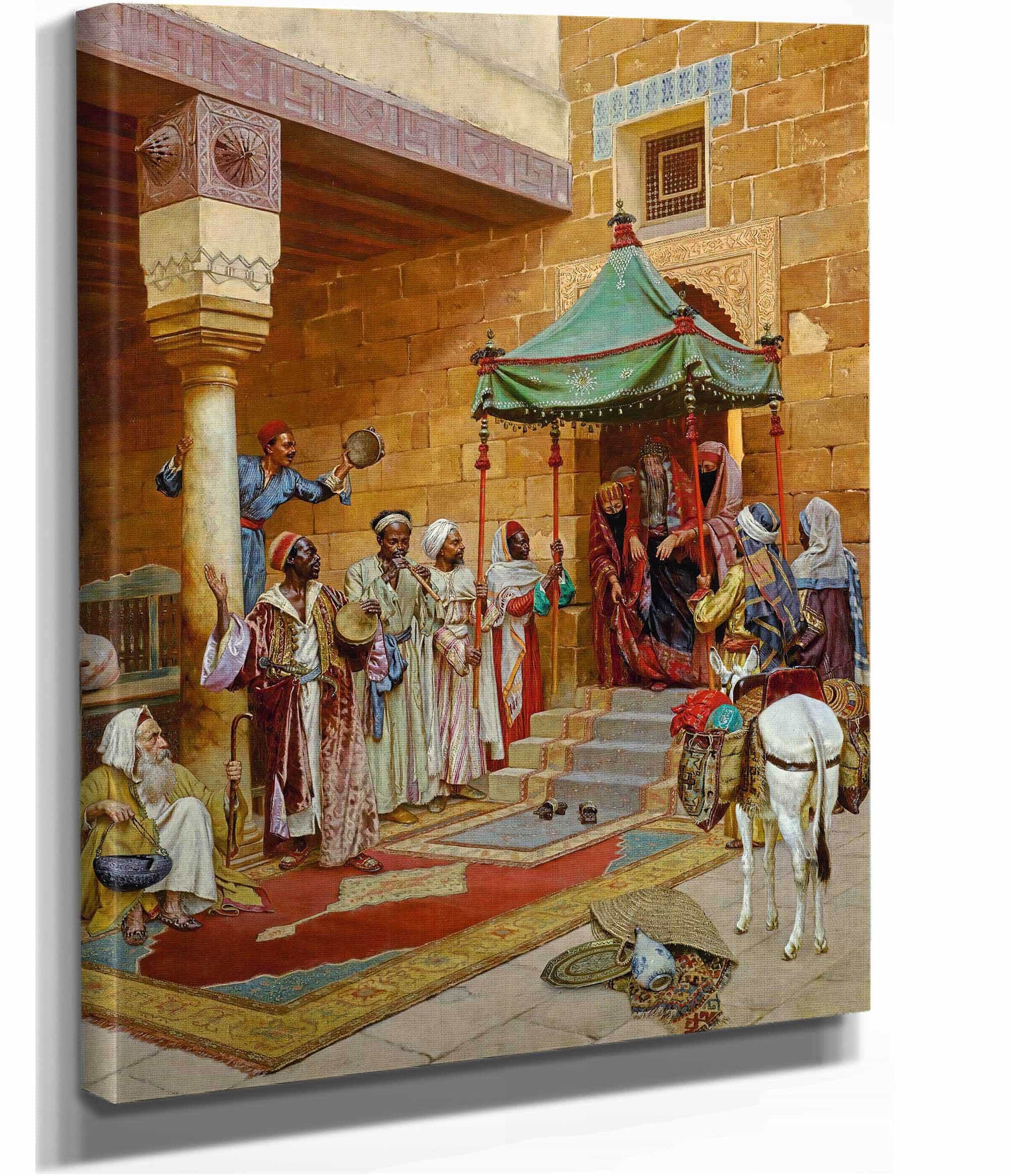 The New Bride by Rudolf Ernst - Image 2