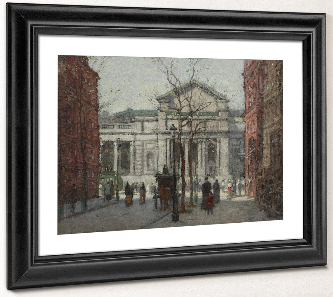 The New York Public Library By Paul Cornoyer - Image 4