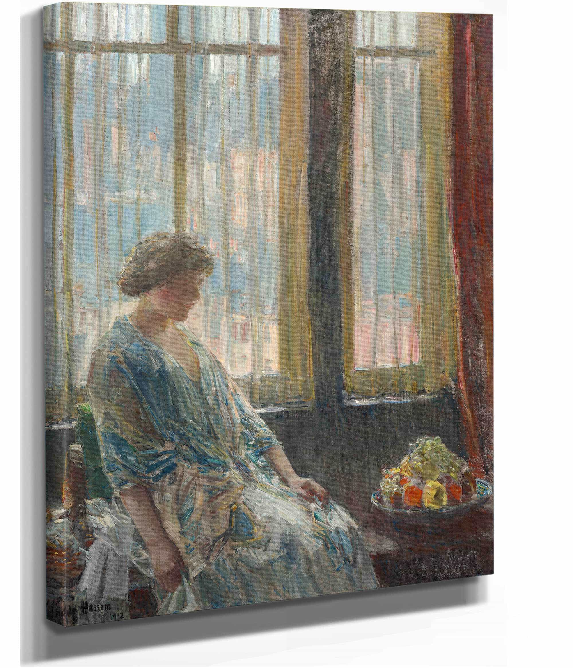 The New York Window by Childe Hassam - Image 2