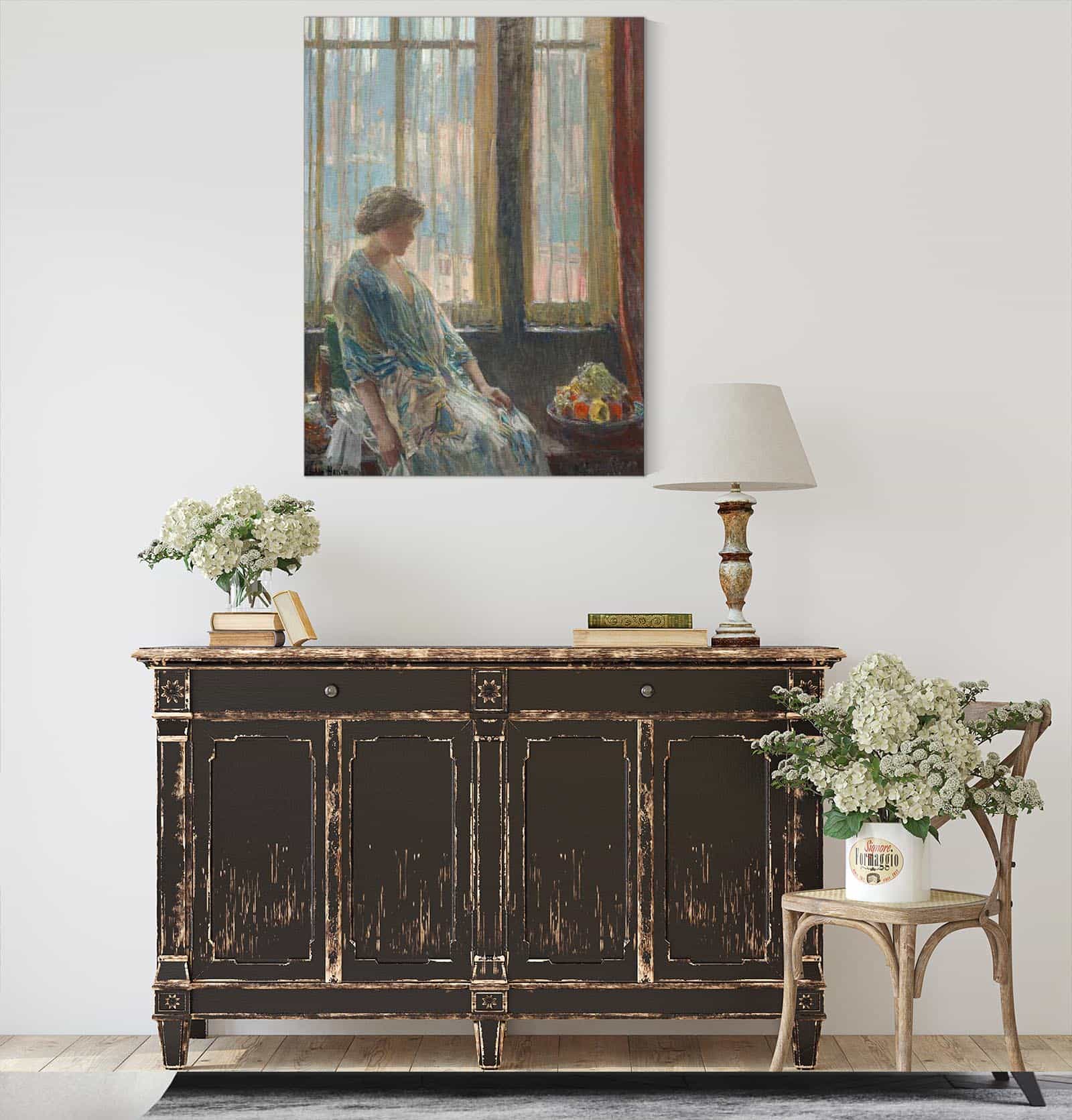 The New York Window by Childe Hassam - Image 4