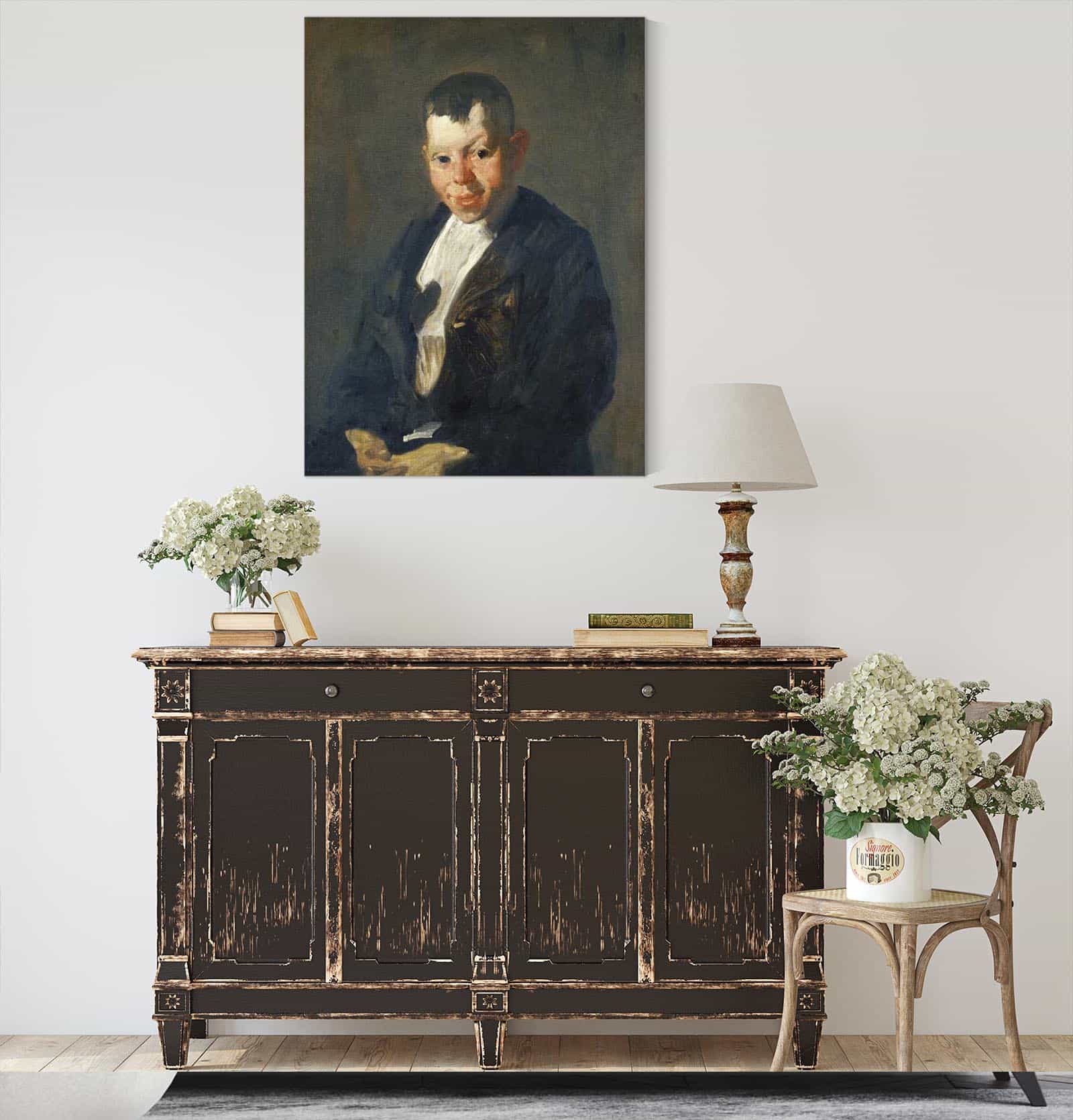 The Newsboy by George Wesley Bellows - Image 4