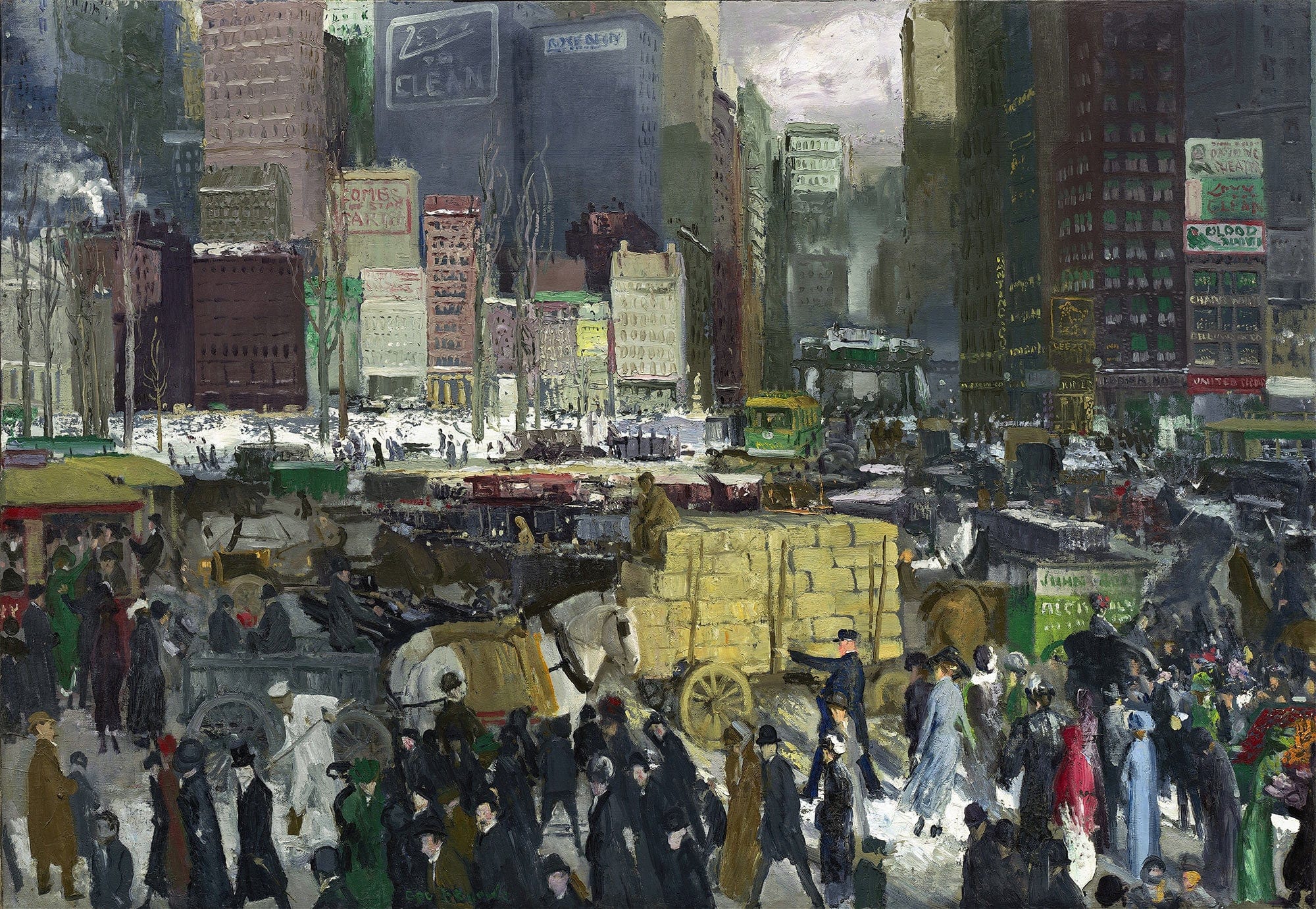 The Newsboy by George Wesley Bellows - Image 6