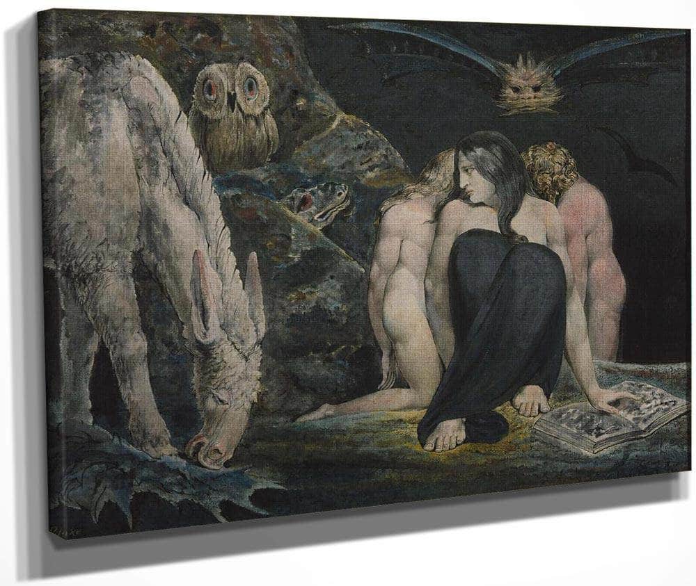 The Night Of Enitharmons Joy 1795 By William Blake