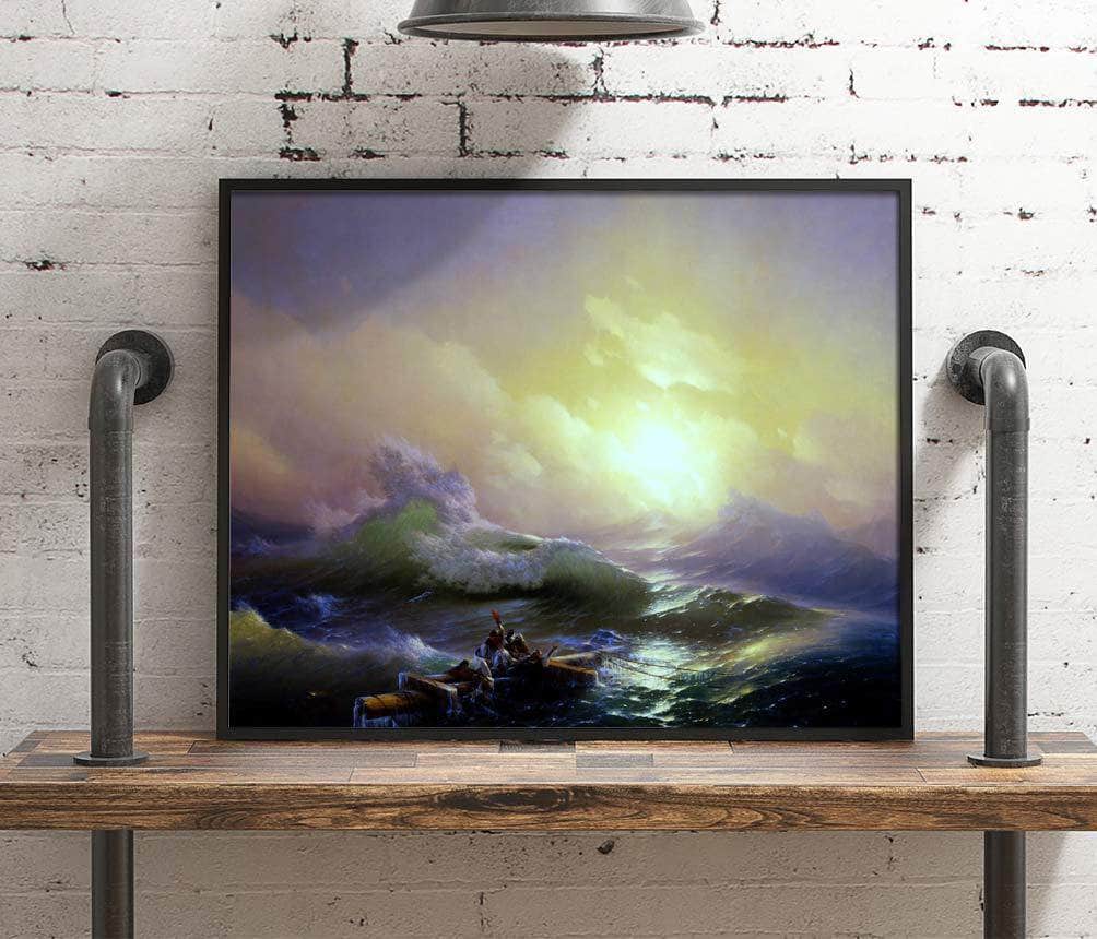 The Ninth Wave Painting Ivan Aivazovsky Canvas Art - Image 4