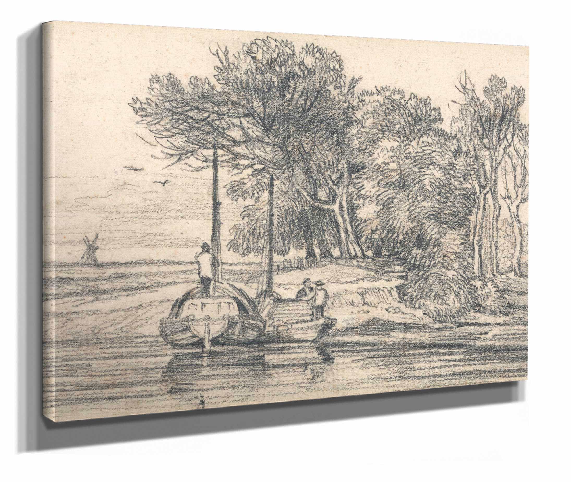 The Norfolk Broads by John Sell Cotman - Image 2