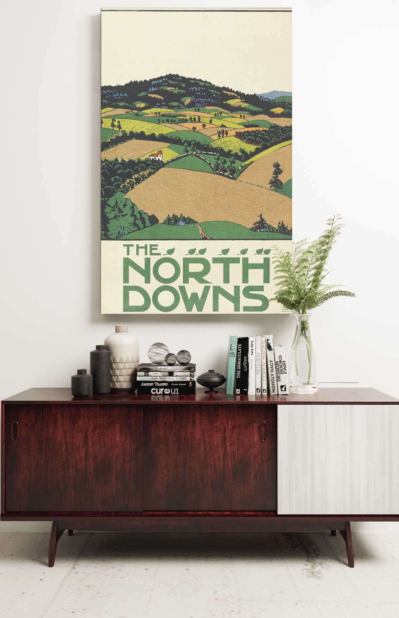 The North Downs London Underground by Edward Mcknight Kauffer - Image 2