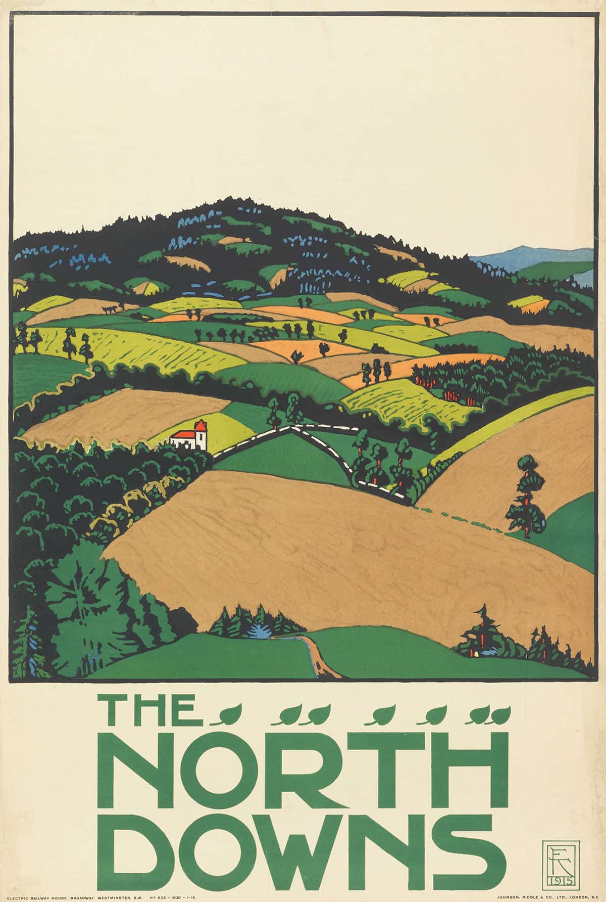 The North Downs London Underground by Edward Mcknight Kauffer - Image 3
