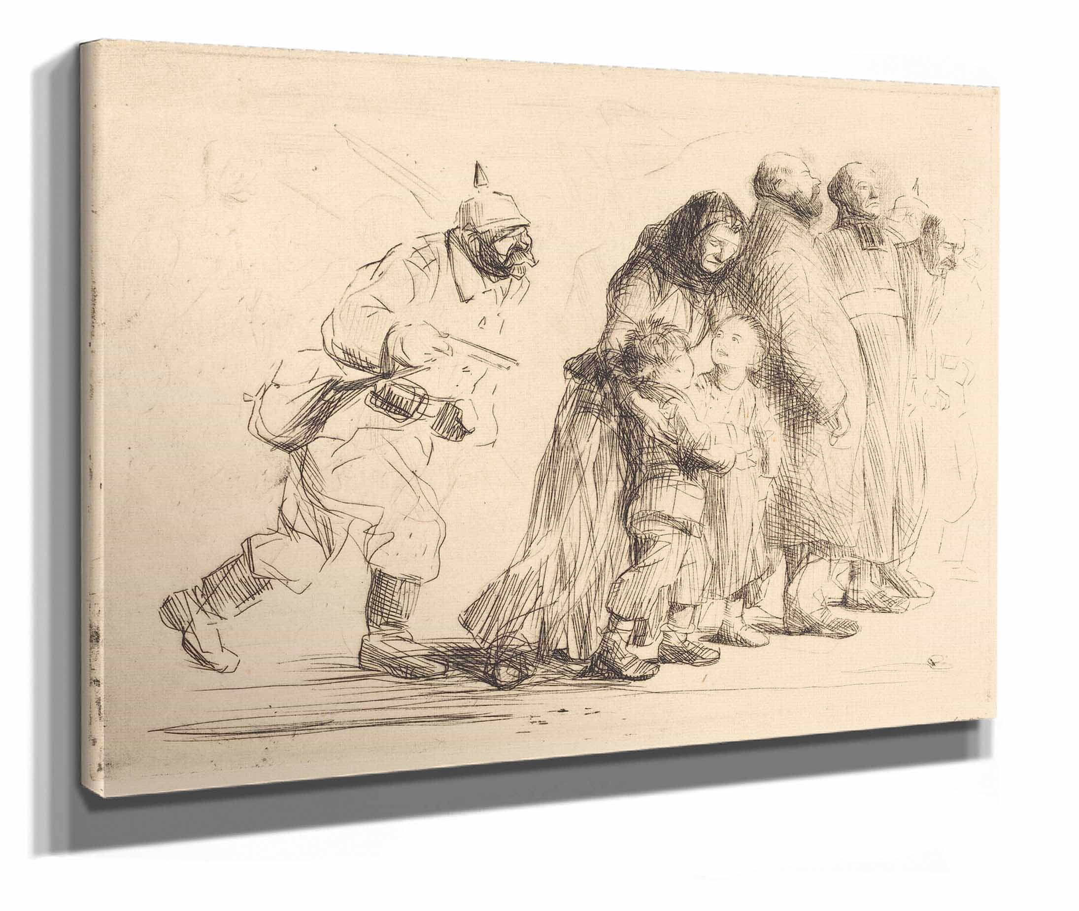 The Notables Large Plate by Jean Louis Forain - Image 2