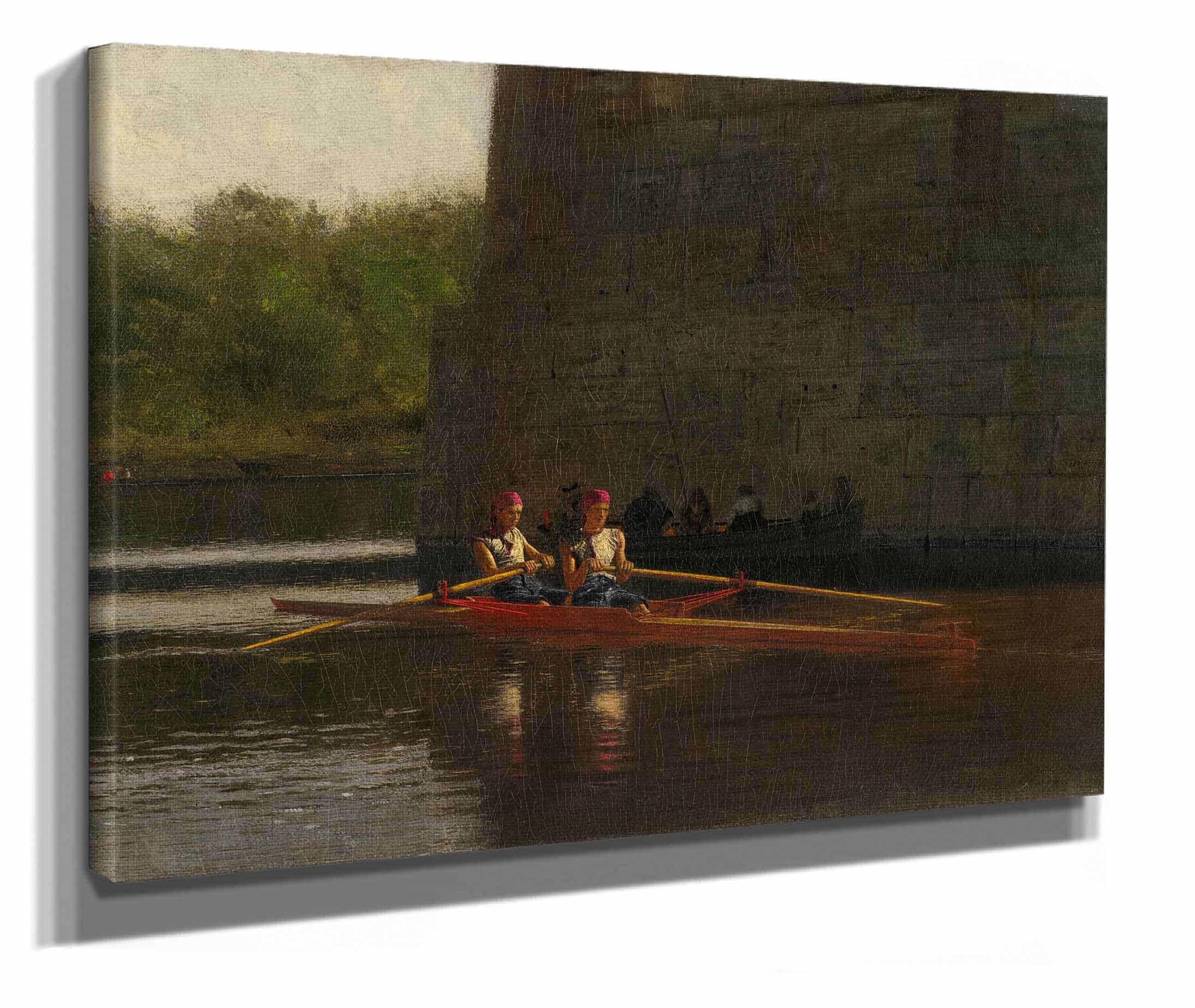 The Oarsmen The Schreiber Brothers by Thomas Eakins - Image 2