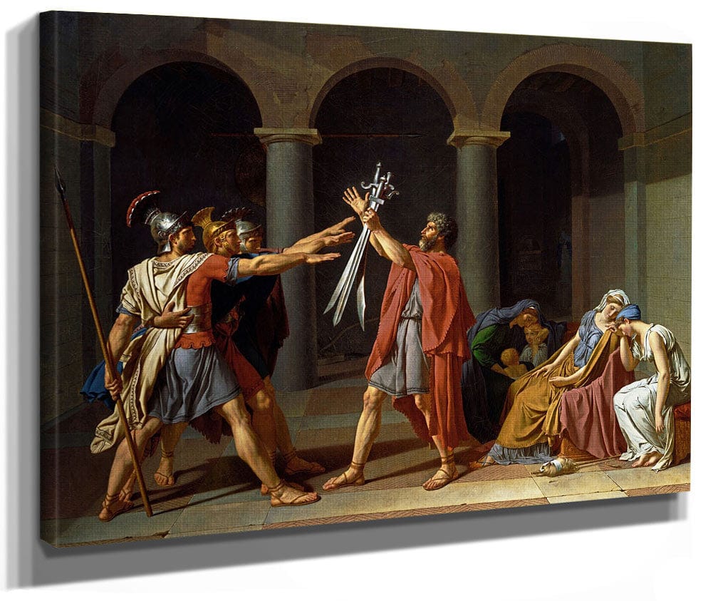 The Oath Of The Horatii By Jacques Louis David