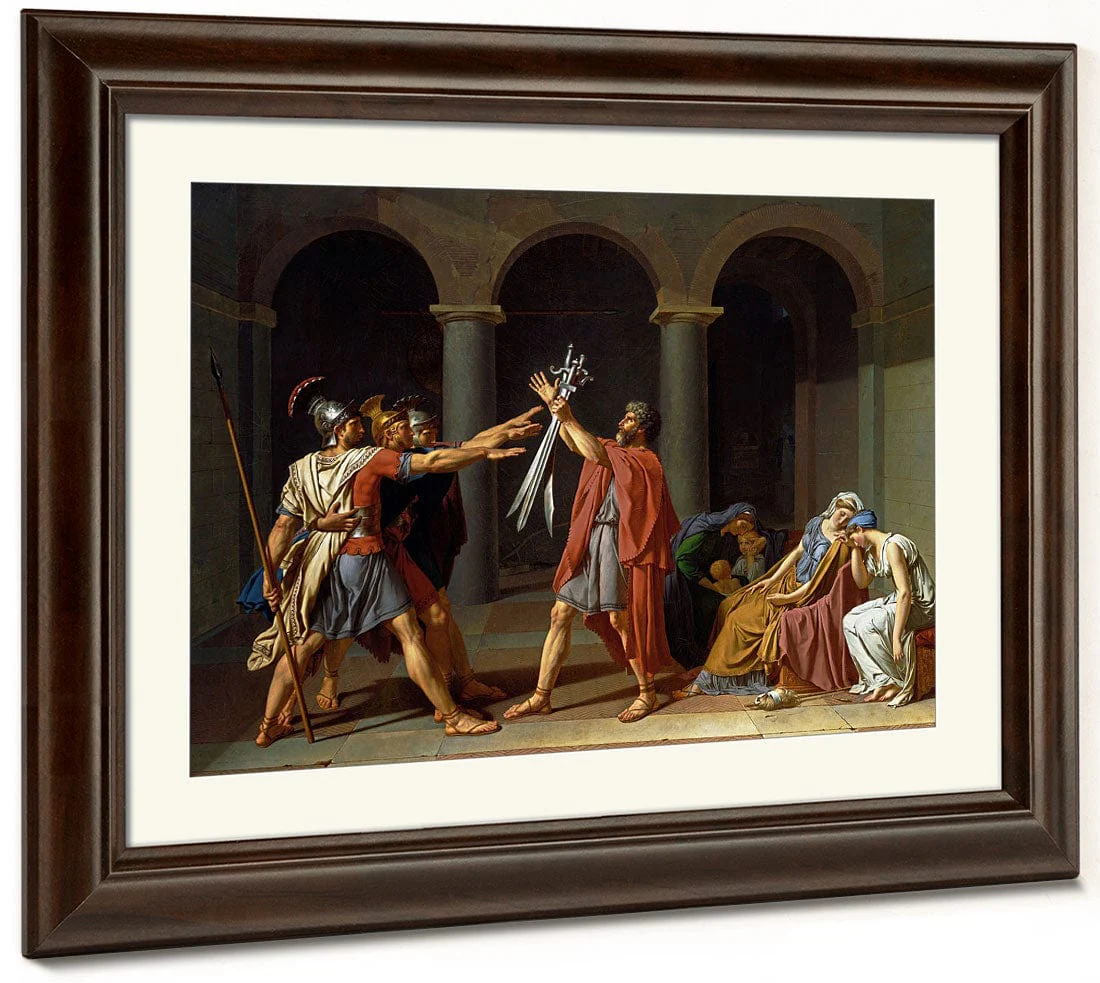 The Oath Of The Horatii By Jacques Louis David - Image 5