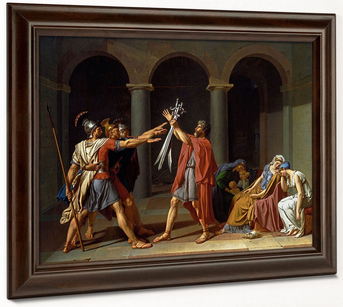 The Oath Of The Horatii By Jacques Louis David - Image 6