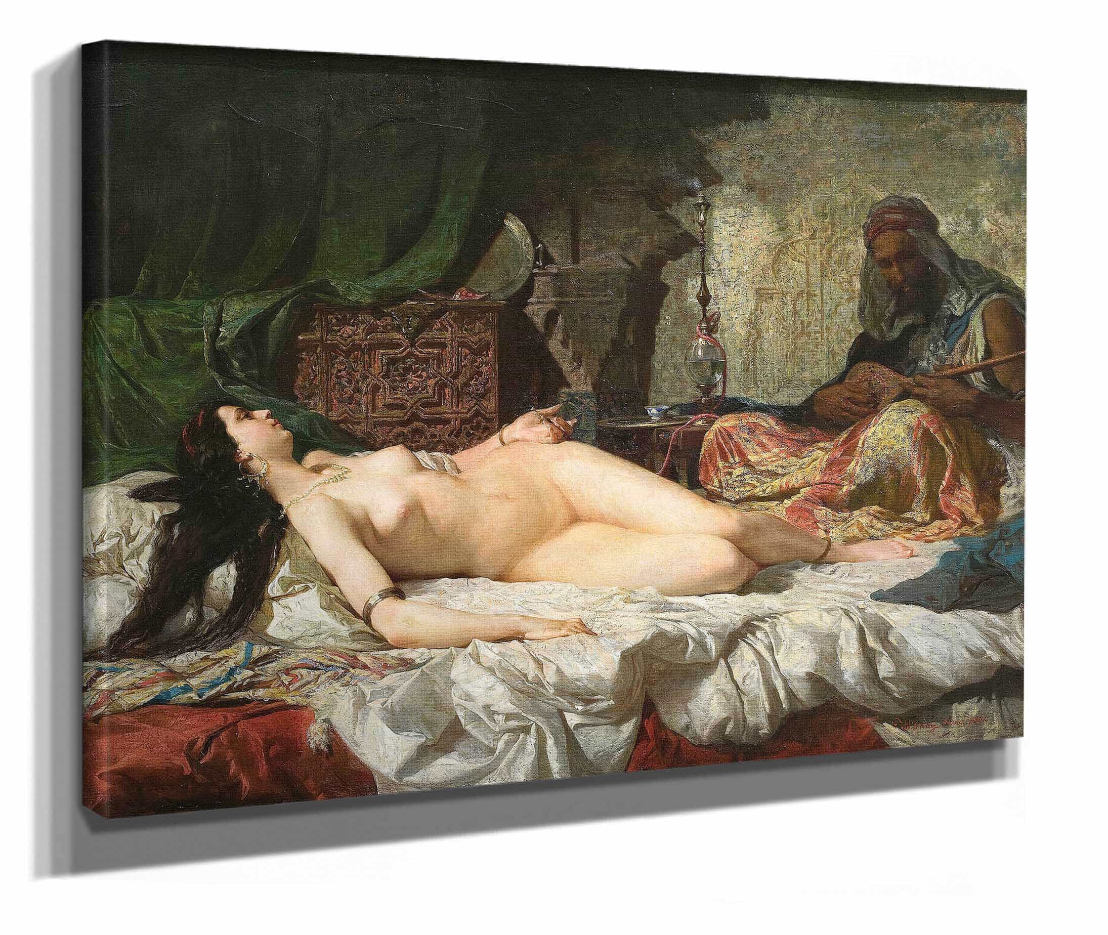 The Odalisque by Mariano Fortuny Marsal - Image 2