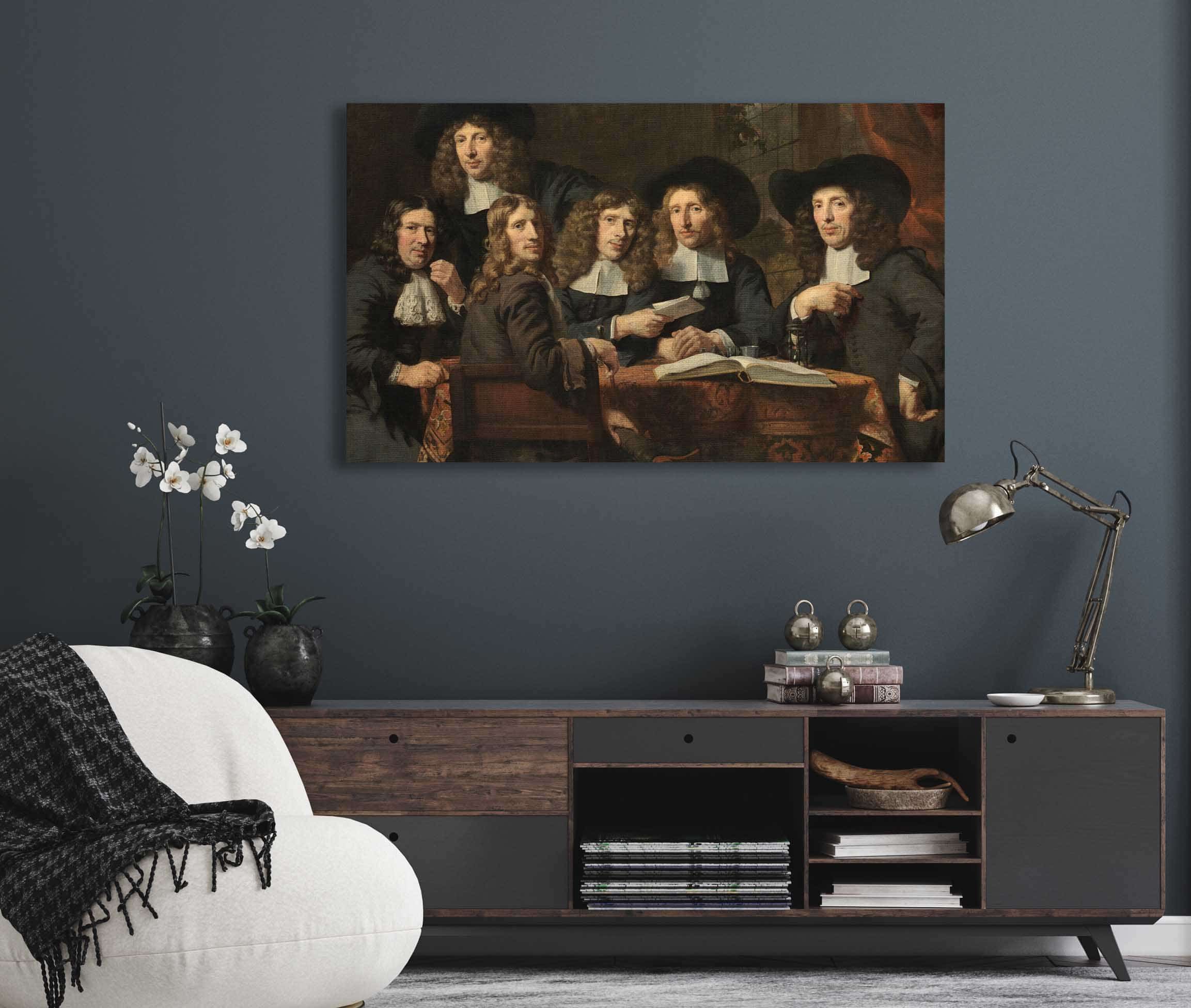 The Officers Of The Amsterdam Surgeons Guild by Nicolaes Maes - Image 5