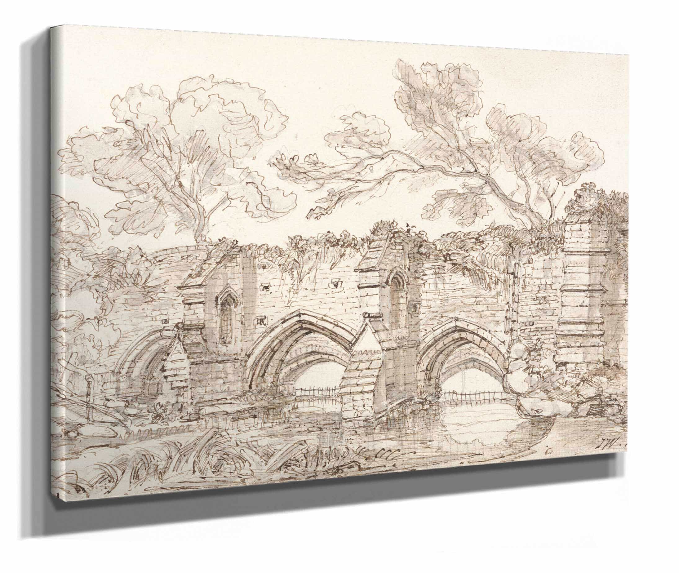 The Old Double Bridge Bury St Edmunds by James Ward - Image 2