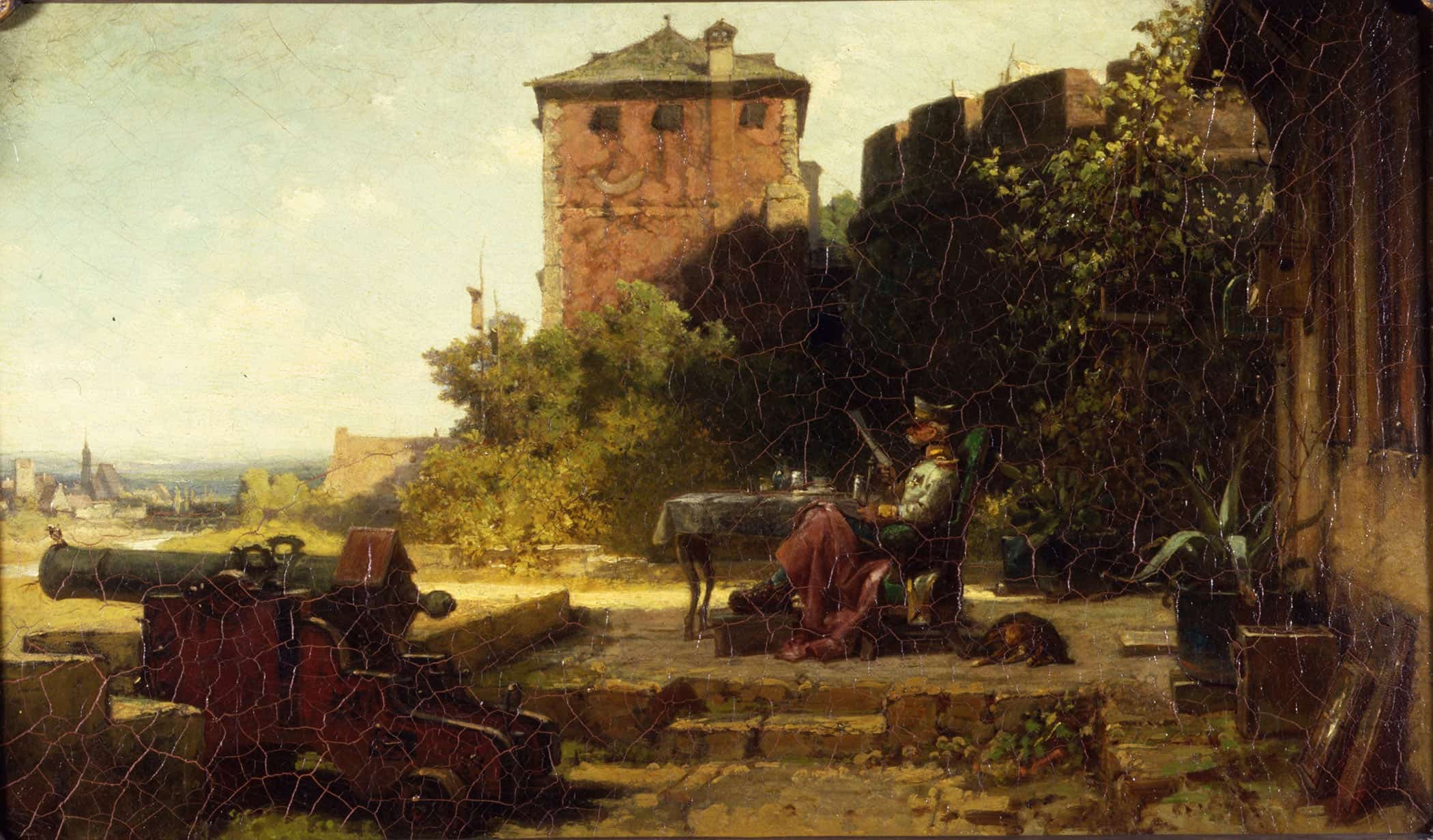 The Old Fortress Commandant by Carl Spitzweg - Image 2