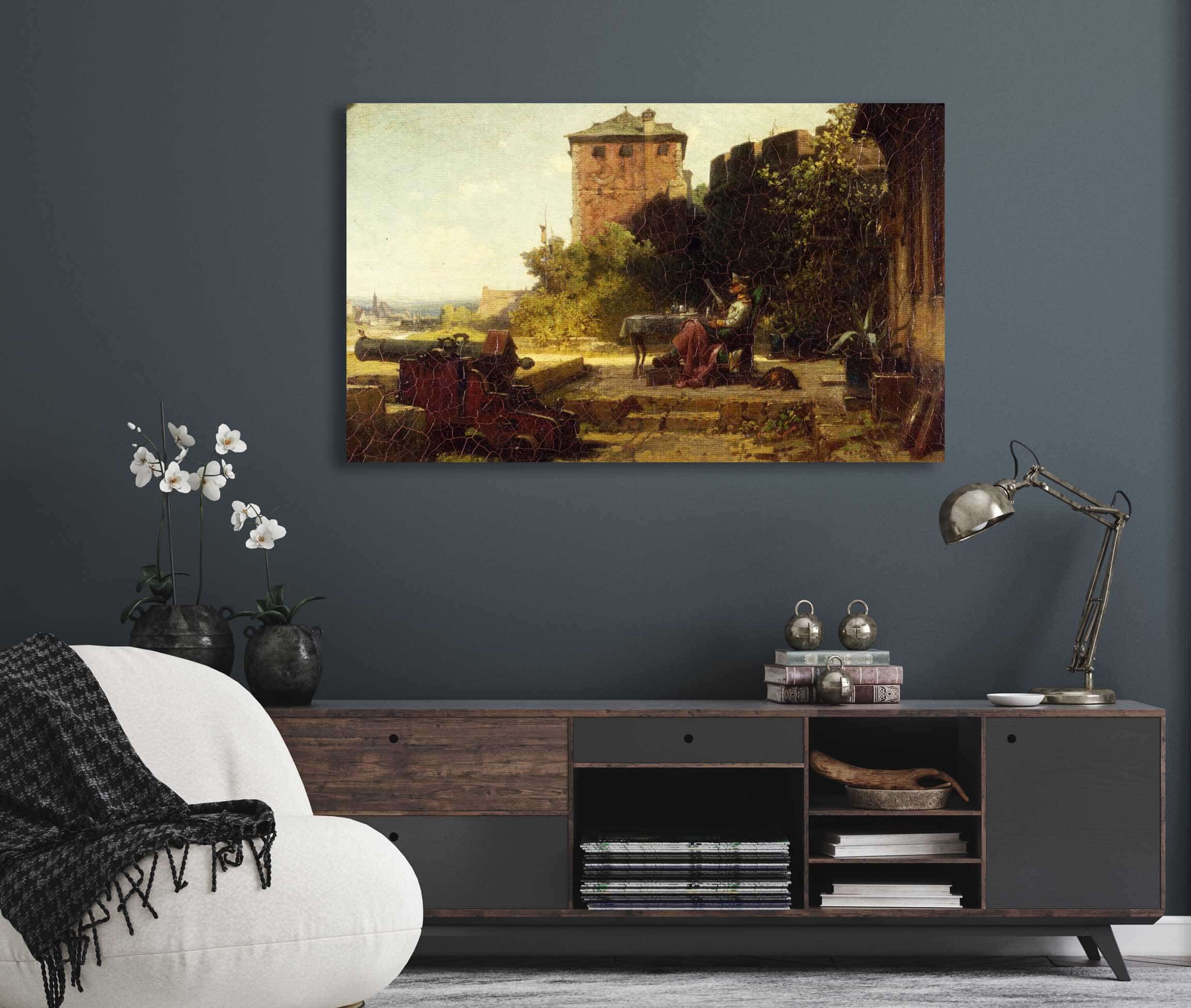 The Old Fortress Commandant by Carl Spitzweg - Image 5