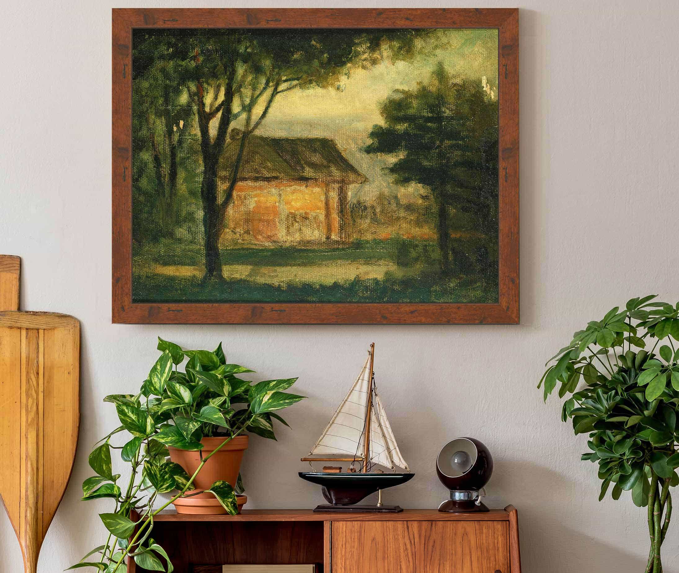 The Old Homestead by Edward Mitchell Bannister - Image 3
