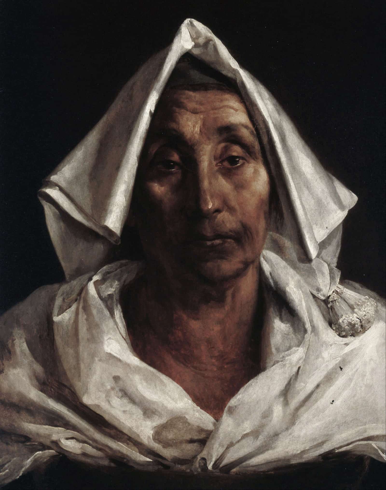 The Old Italian Woman by Theodore Gericault