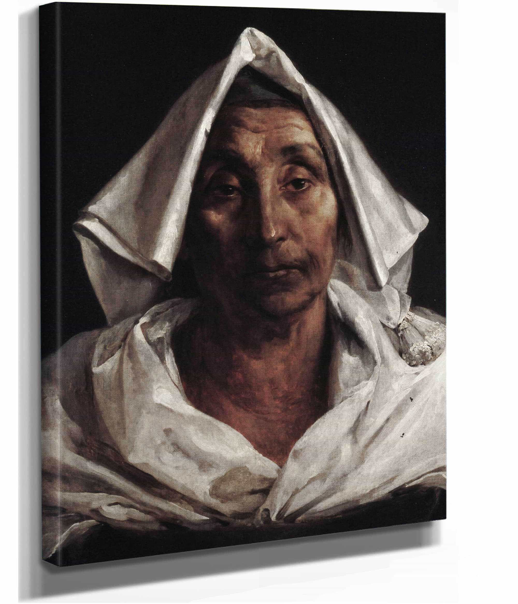 The Old Italian Woman by Theodore Gericault - Image 2