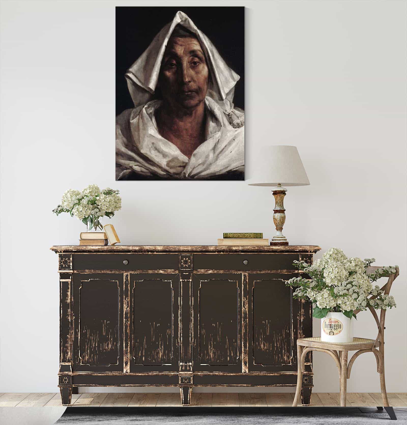 The Old Italian Woman by Theodore Gericault - Image 4