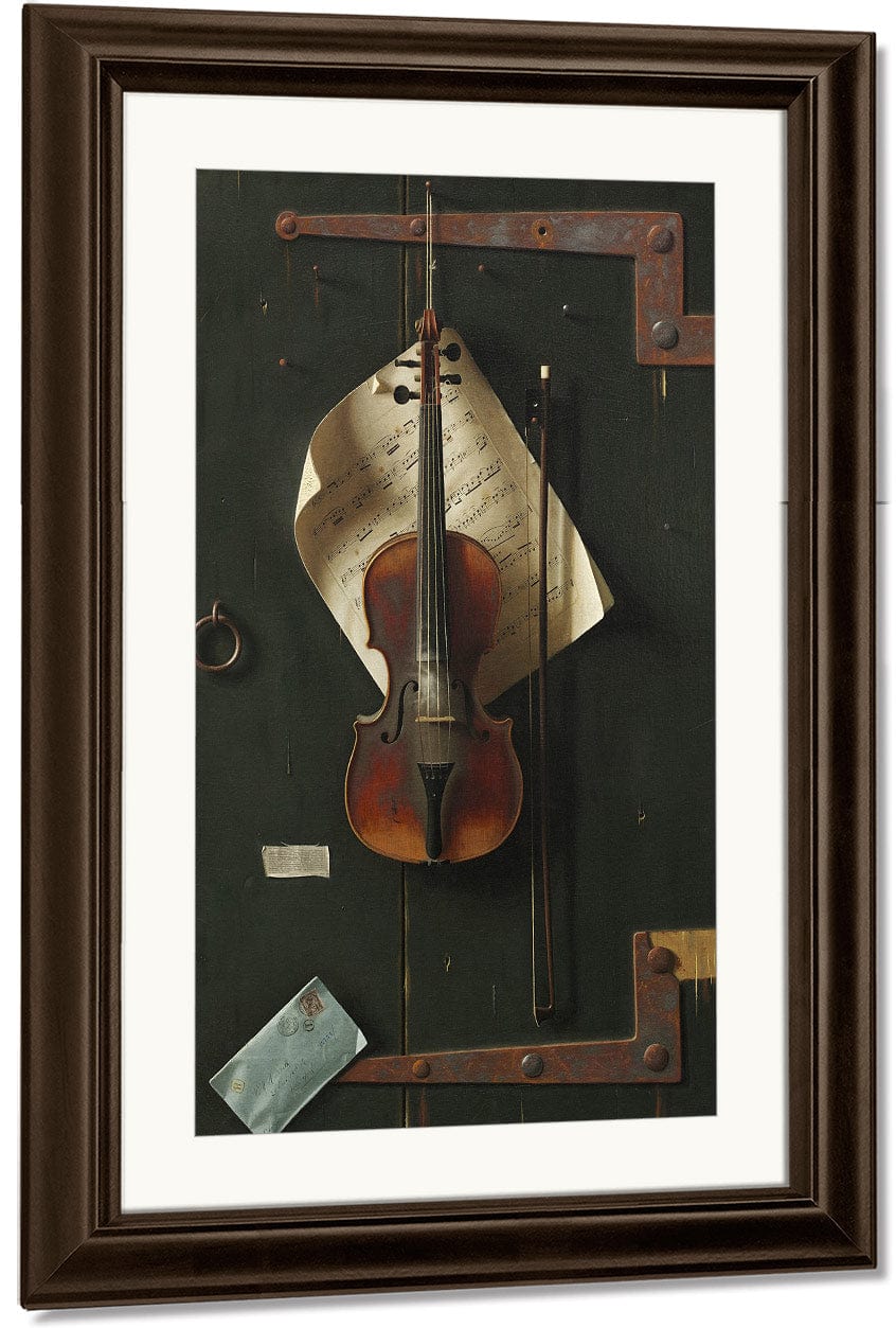 The Old Violin By William Michael Harnett - Image 4
