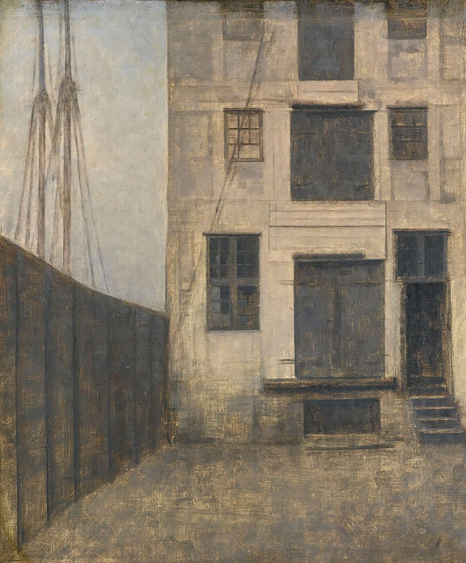 The Old Warehouse In Christianshavn by Vilhelm Hammershoi
