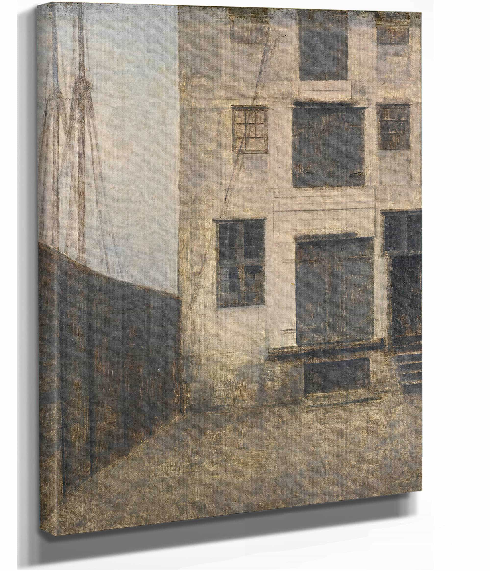 The Old Warehouse In Christianshavn by Vilhelm Hammershoi - Image 2