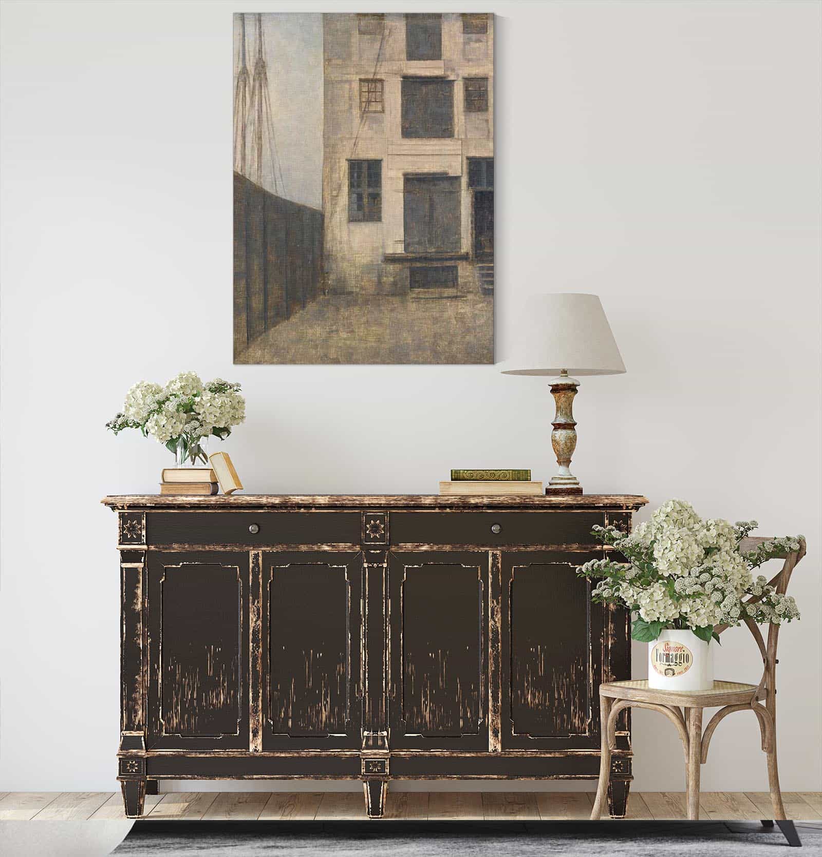 The Old Warehouse In Christianshavn by Vilhelm Hammershoi - Image 4