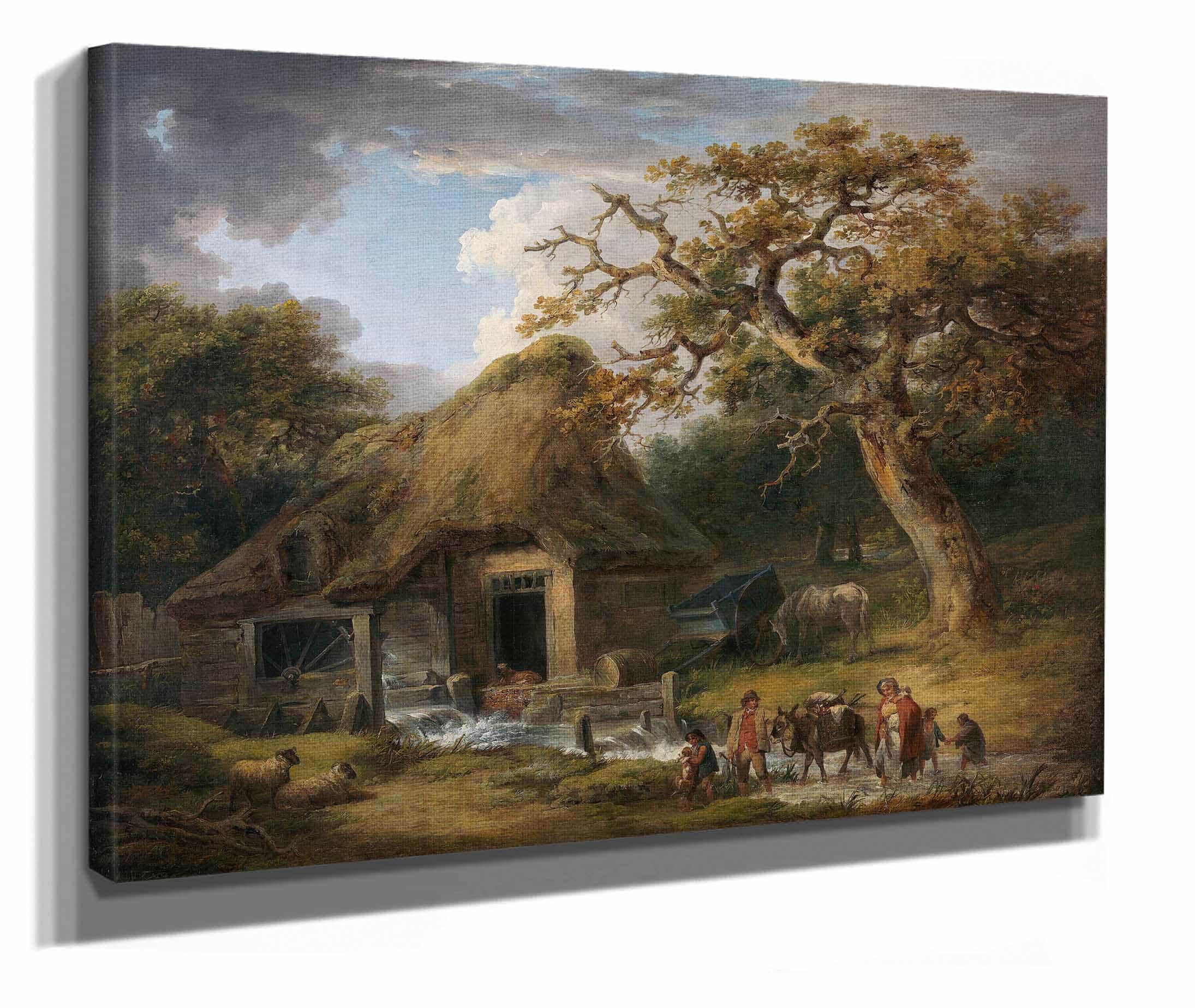 The Old Water Mill by George Morland