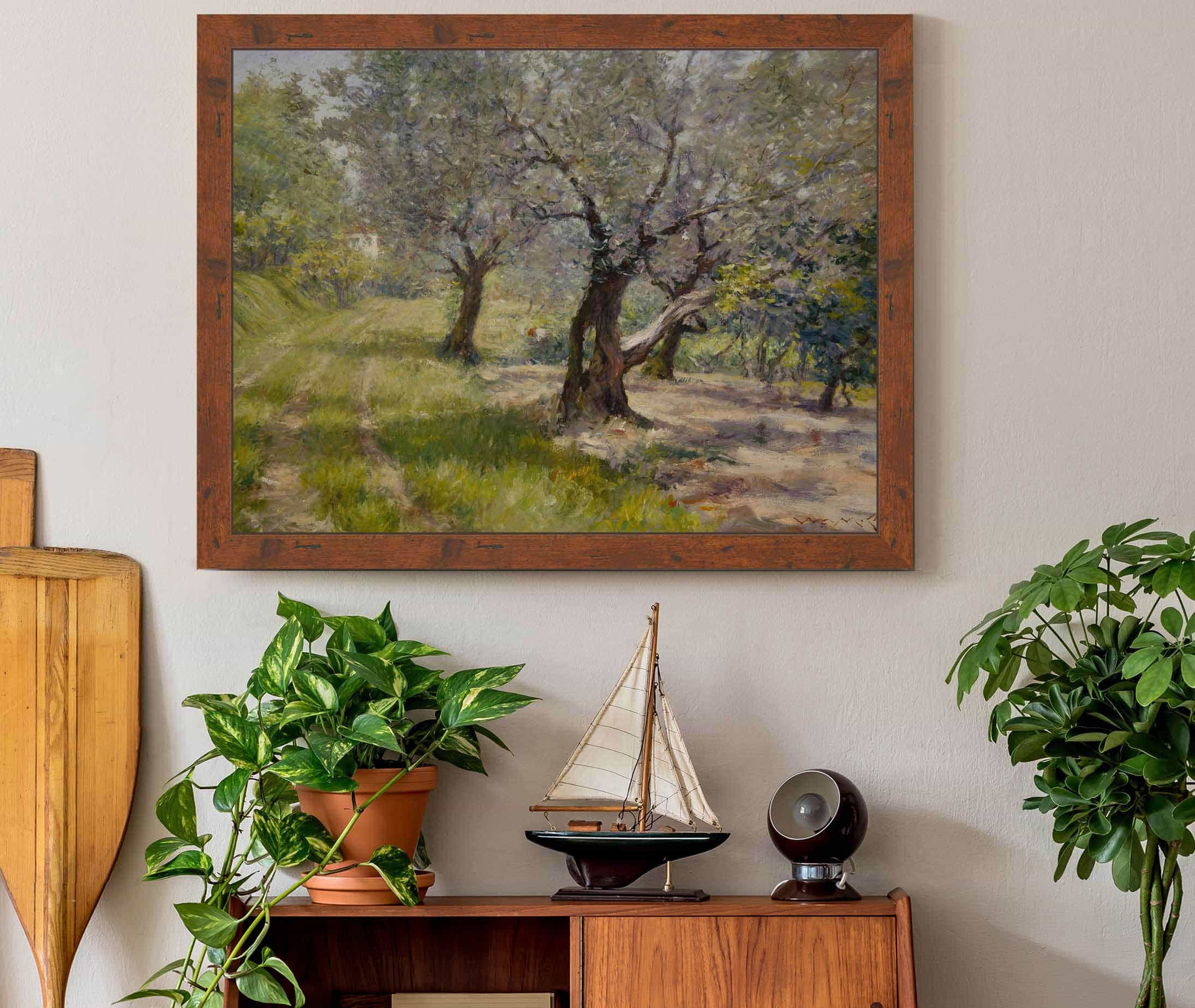 The Olive Grove by William Merritt Chase - Image 3