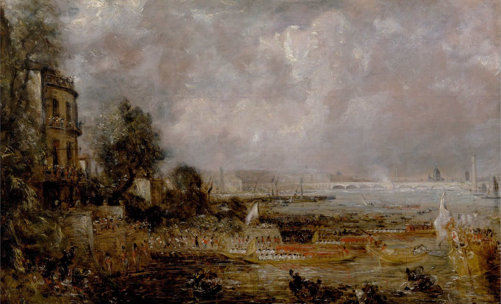 The Opening Of Waterloo Bridge by John Constable - Image 2