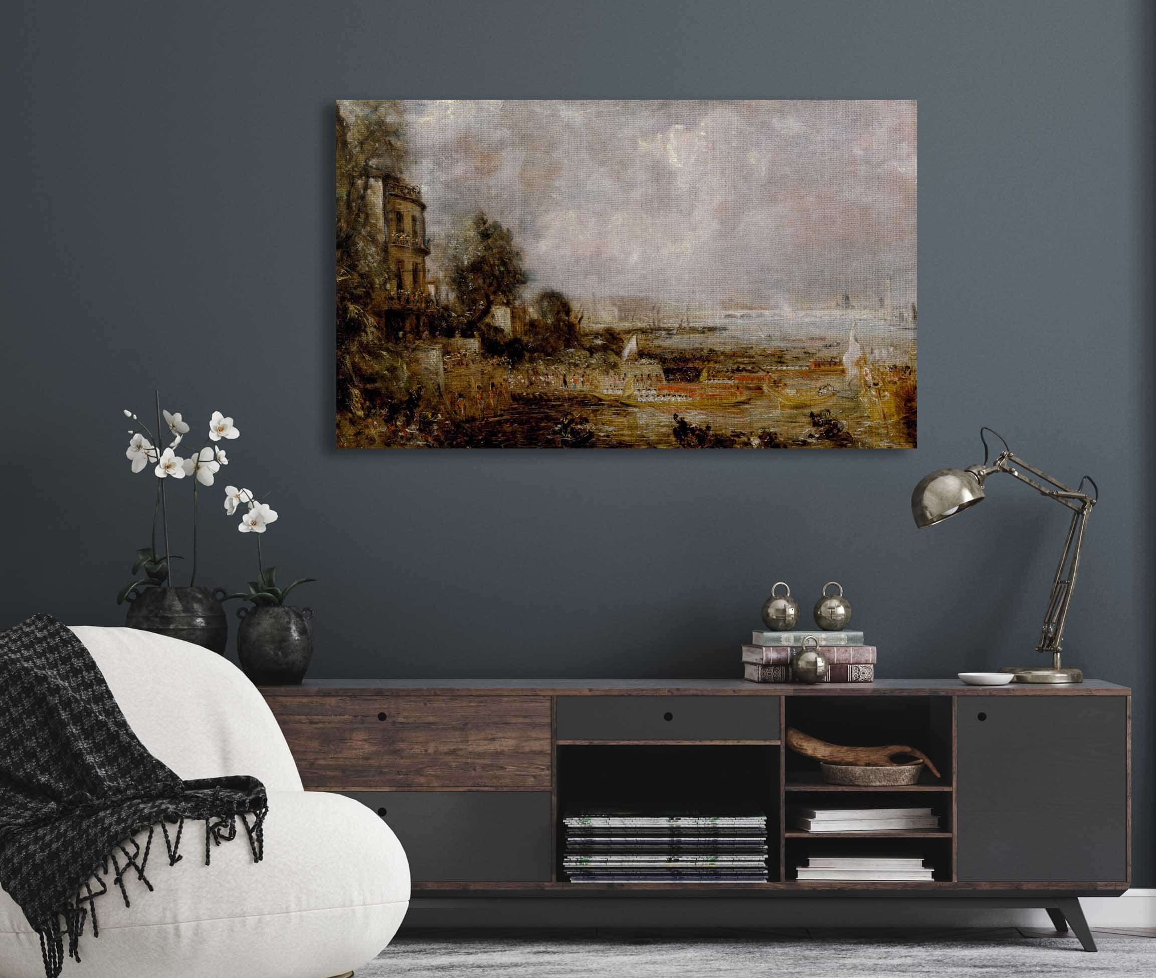 The Opening Of Waterloo Bridge by John Constable - Image 5