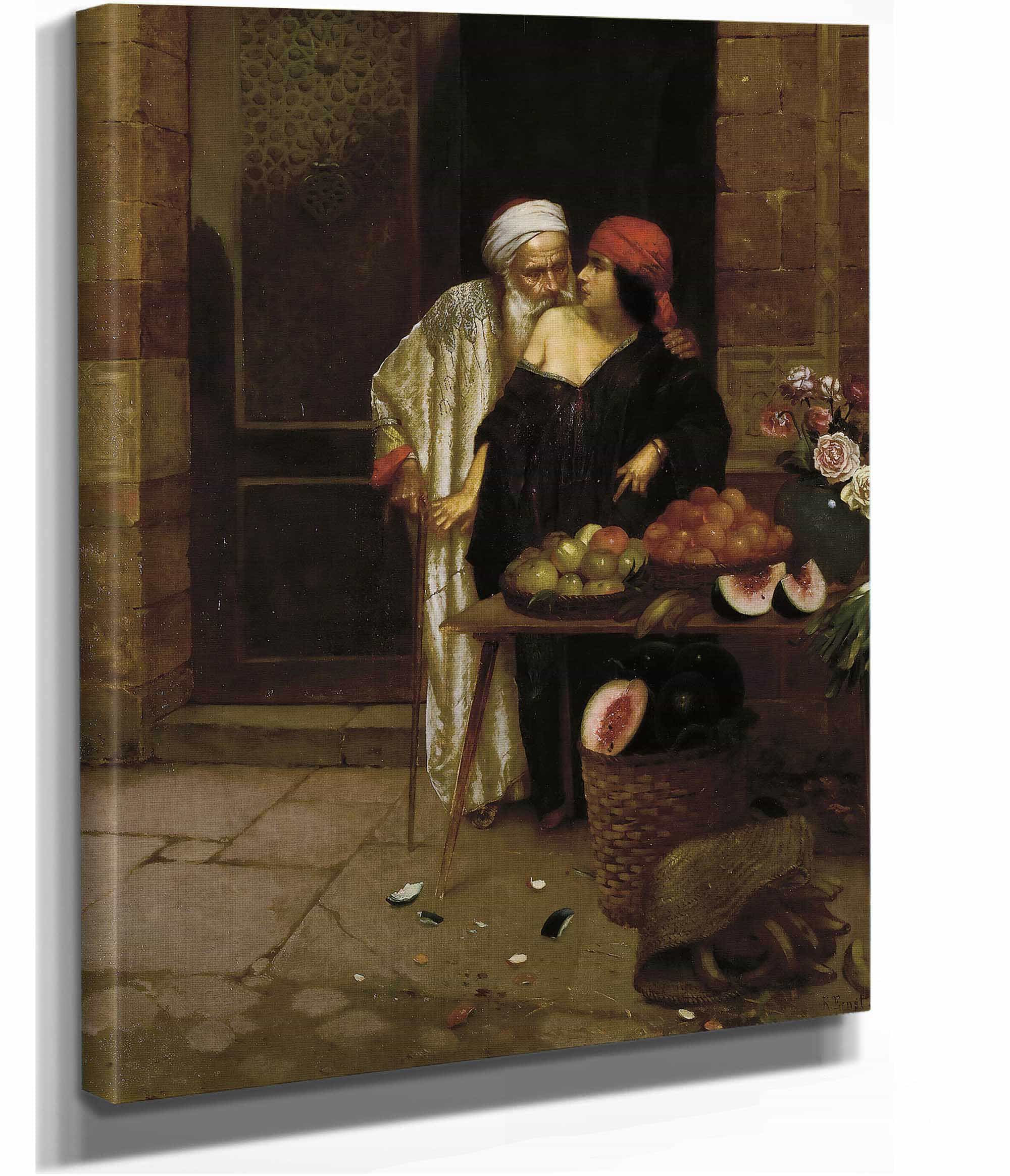 The Orange Seller by Rudolf Ernst - Image 2