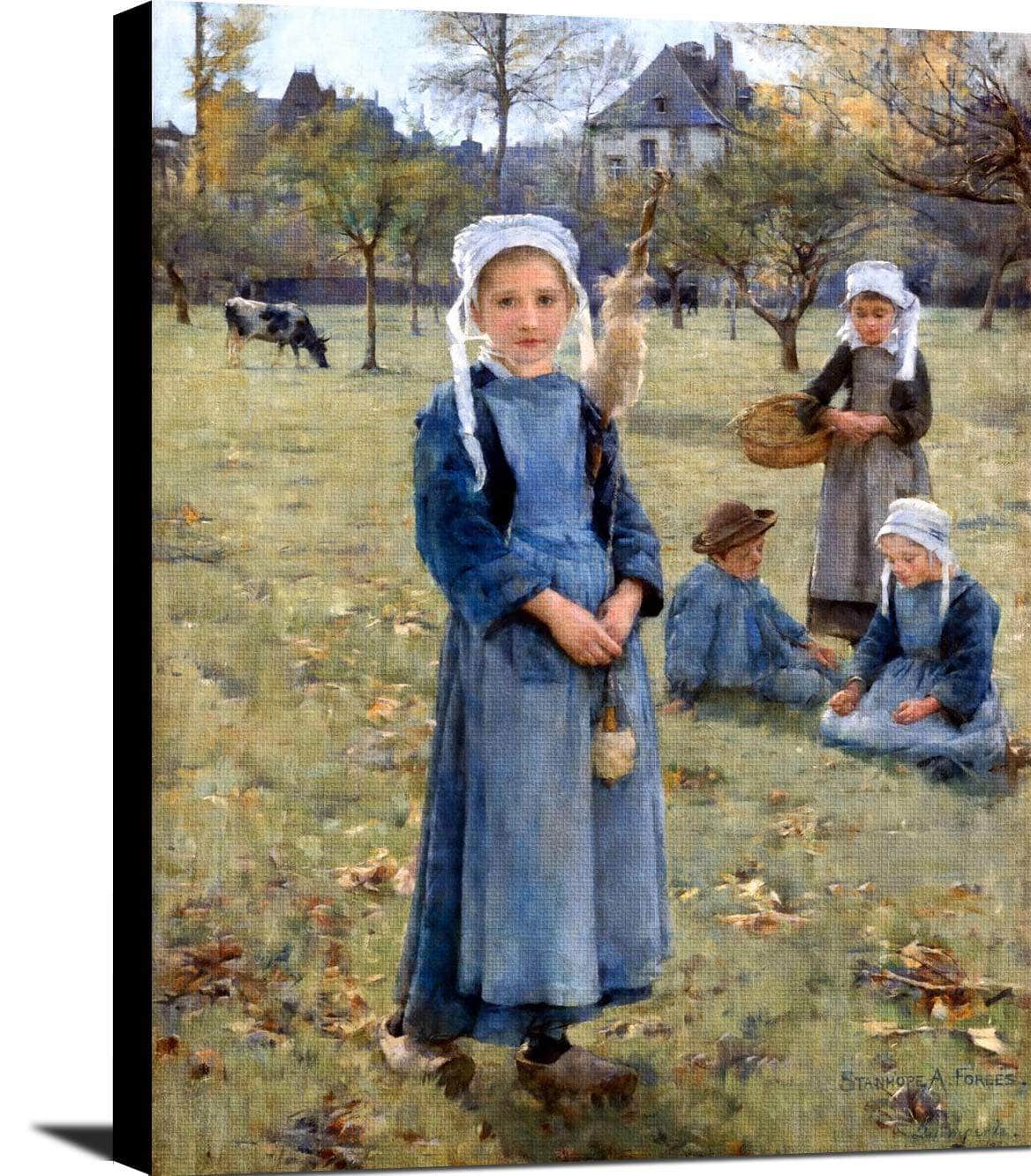 The Orchard, Quimperle By Stanhope Alexander Forbes Canvas Art - Image 2