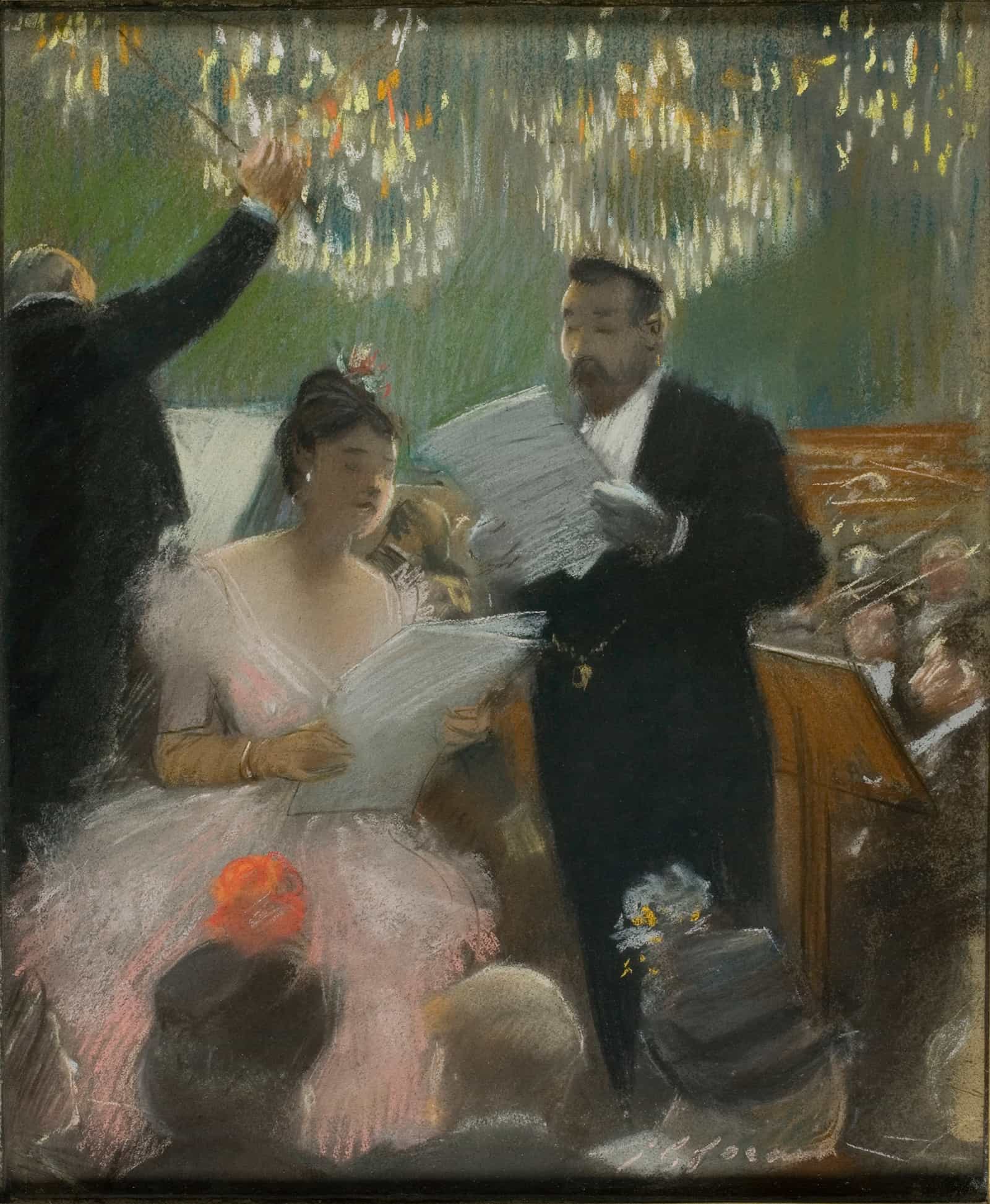 The Orchestra by Jean Louis Forain - Image 2
