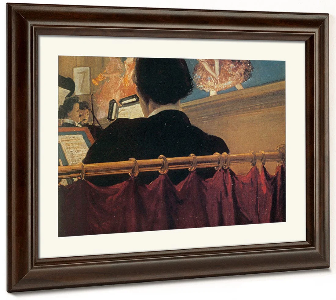 The Orchestra Pit (Old Proctors Fifth Avenue Theatre) 1906 By Everett Shinn - Image 3