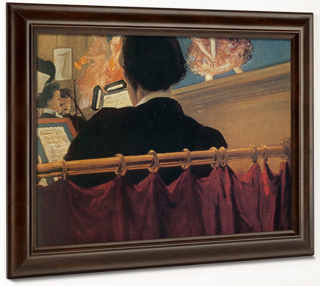 The Orchestra Pit (Old Proctors Fifth Avenue Theatre) 1906 By Everett Shinn - Image 4