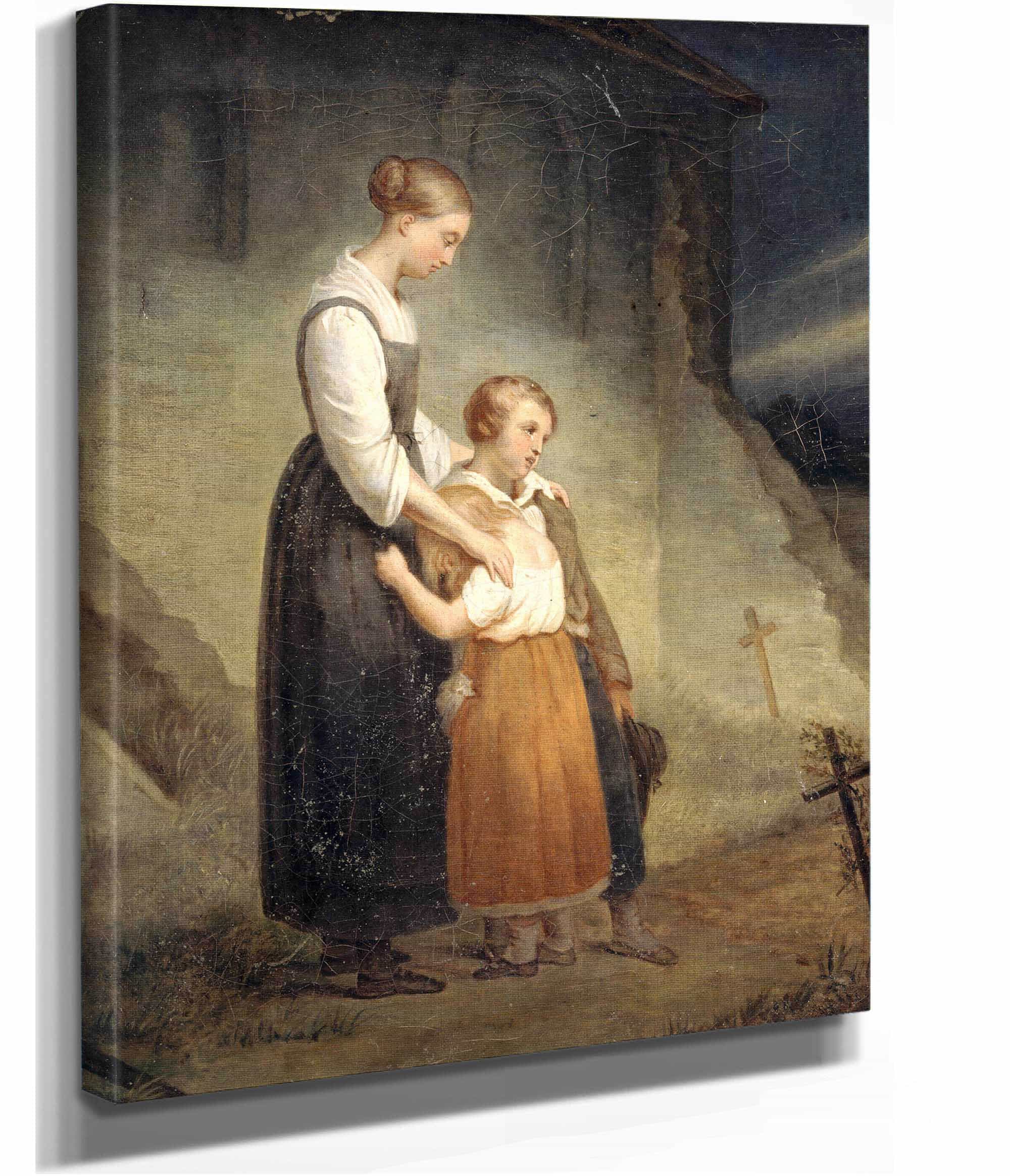 The Orphans by Ary Scheffer - Image 2