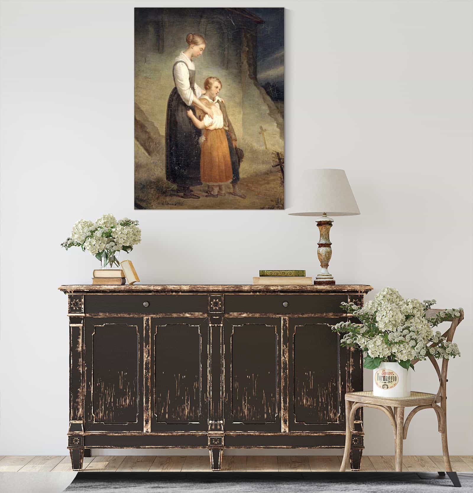 The Orphans by Ary Scheffer - Image 4