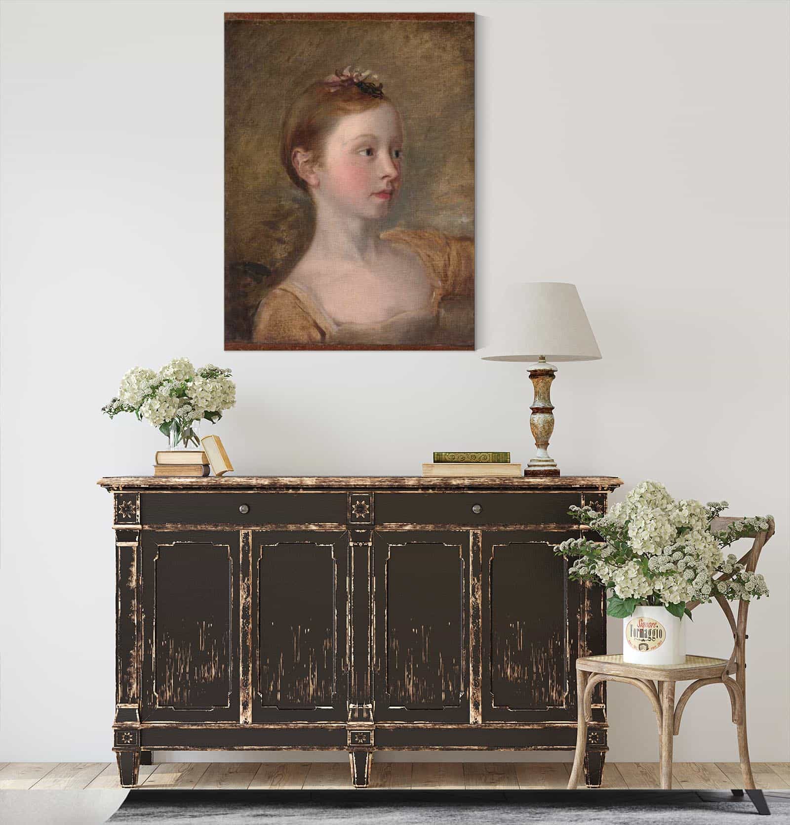 The Painters Daughter Mary Mid Th Century by Thomas Gainsborough - Image 4