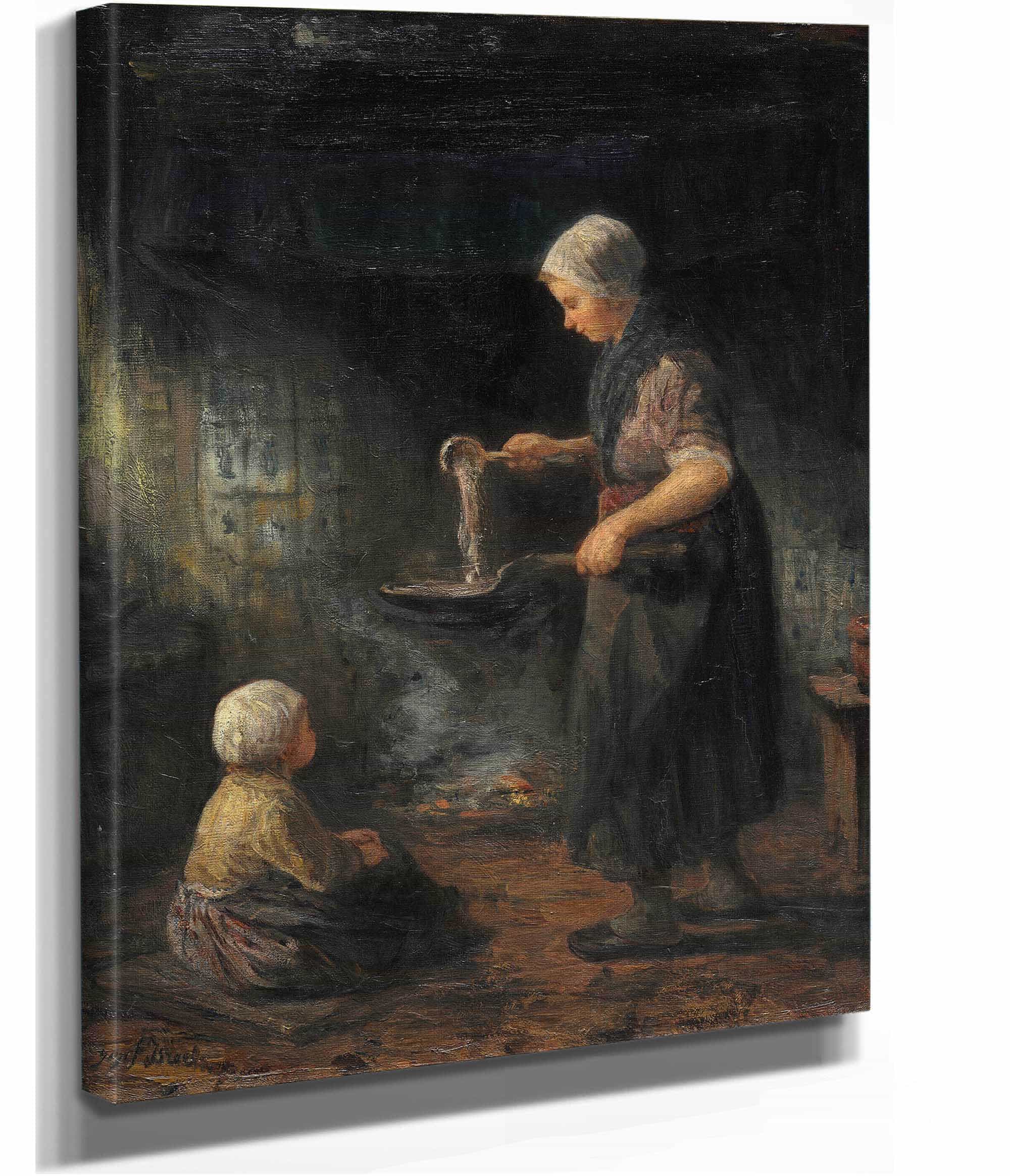 The Pancakes by Jozef Israels - Image 2