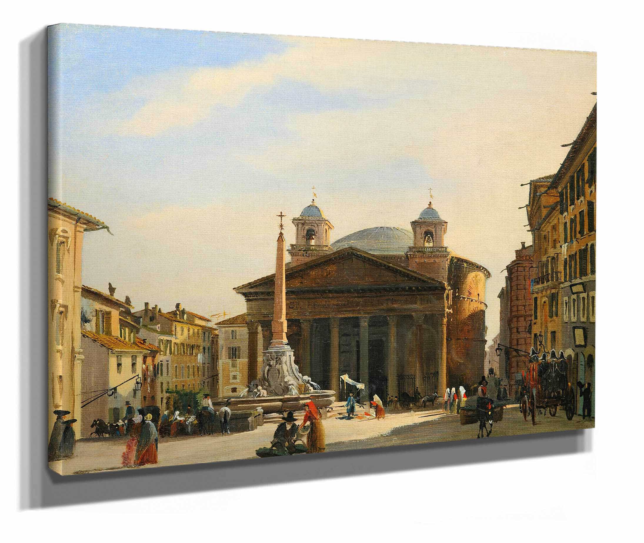 The Pantheon Rome by Ippolito Caffi - Image 2
