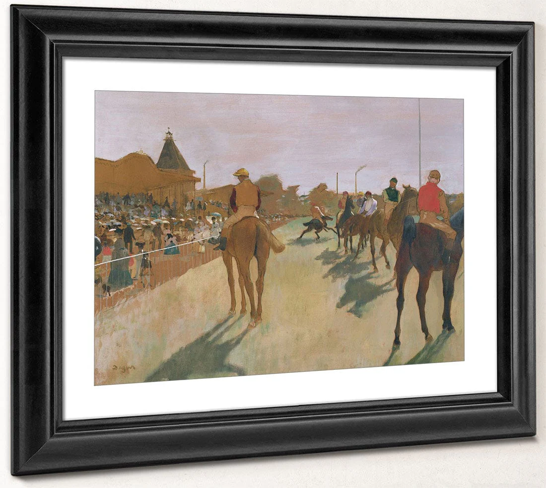 The Parade, Or Race Horses In Front Of The Stands By Edgar Degas - Image 2