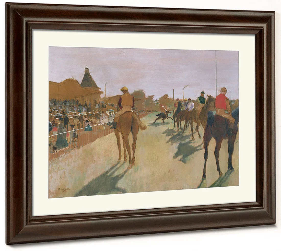 The Parade, Or Race Horses In Front Of The Stands By Edgar Degas - Image 3