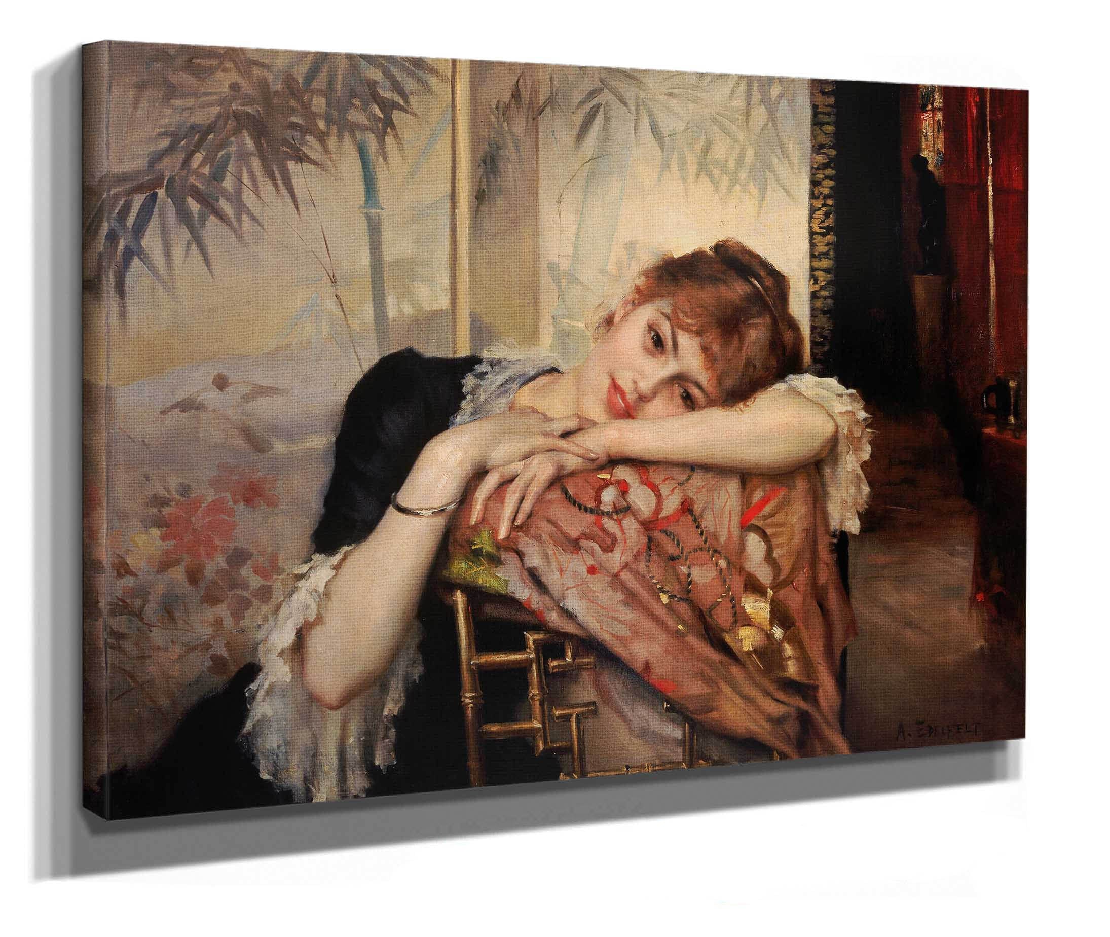 The Parisienne Virginie by Albert Edelfelt - Image 2