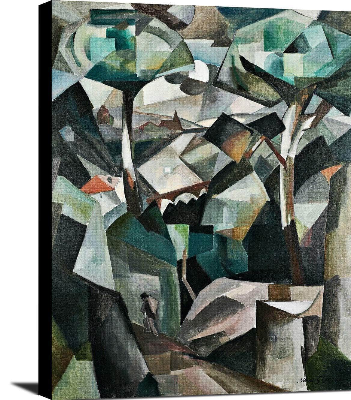 The Path, Landscape In Meudon Painting Albert Gleizes Canvas Art - Image 2